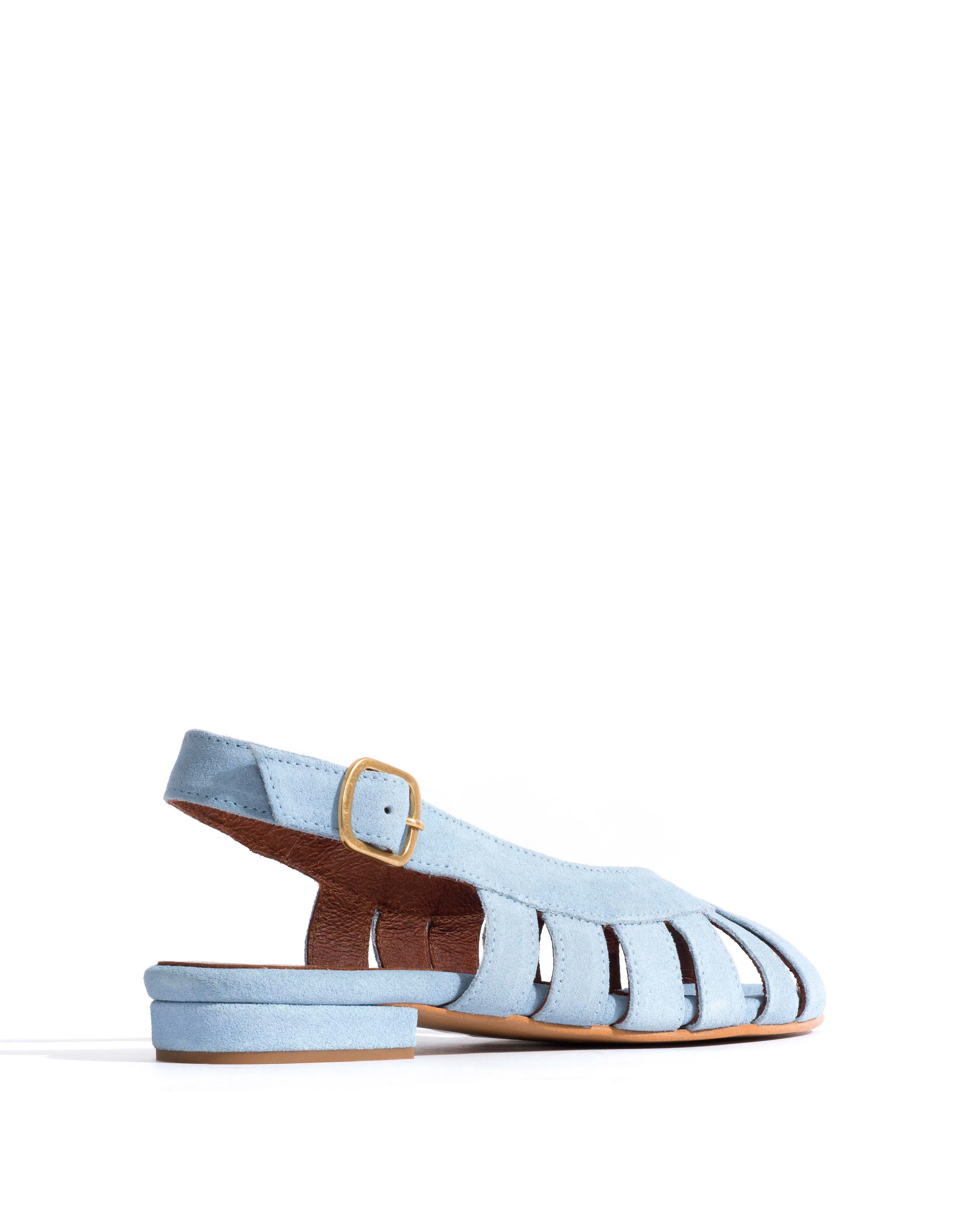 Sophie 20 Calf suede Porcelain blue - Image 3