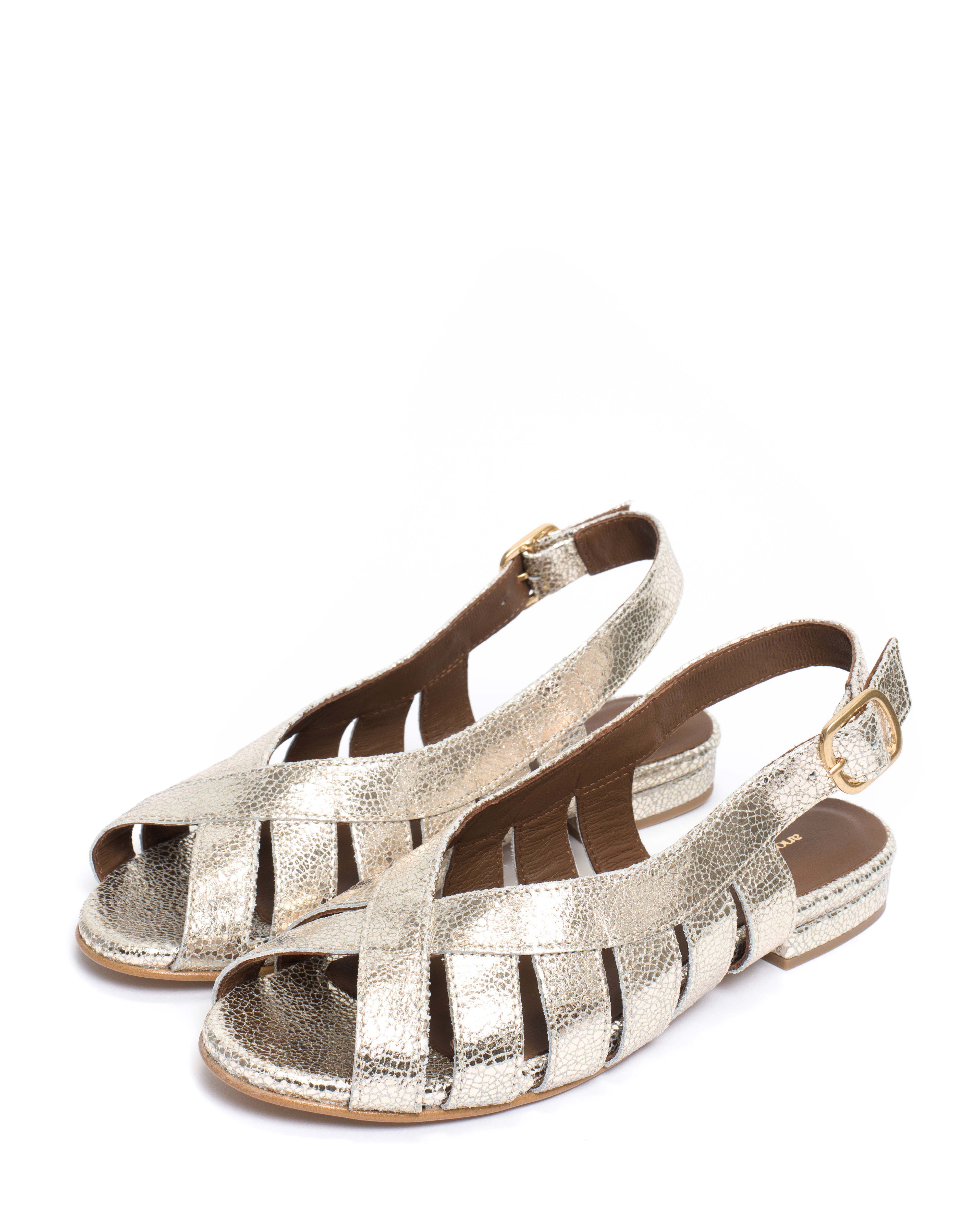 Sophie 20 Crackled metallic goat Champagne - Image 2