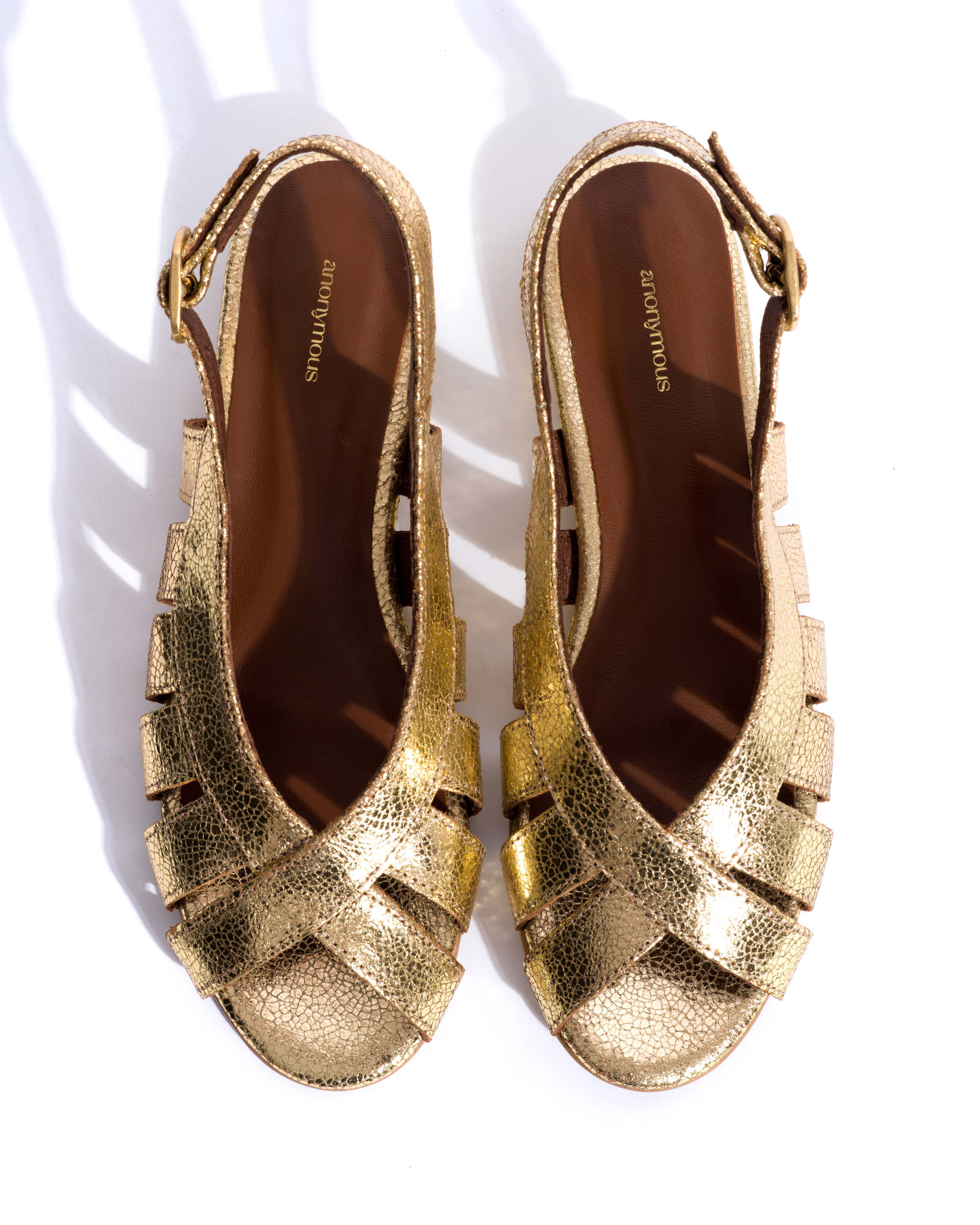 Sophie 20 Crackled metallic goat Gold - Image 5