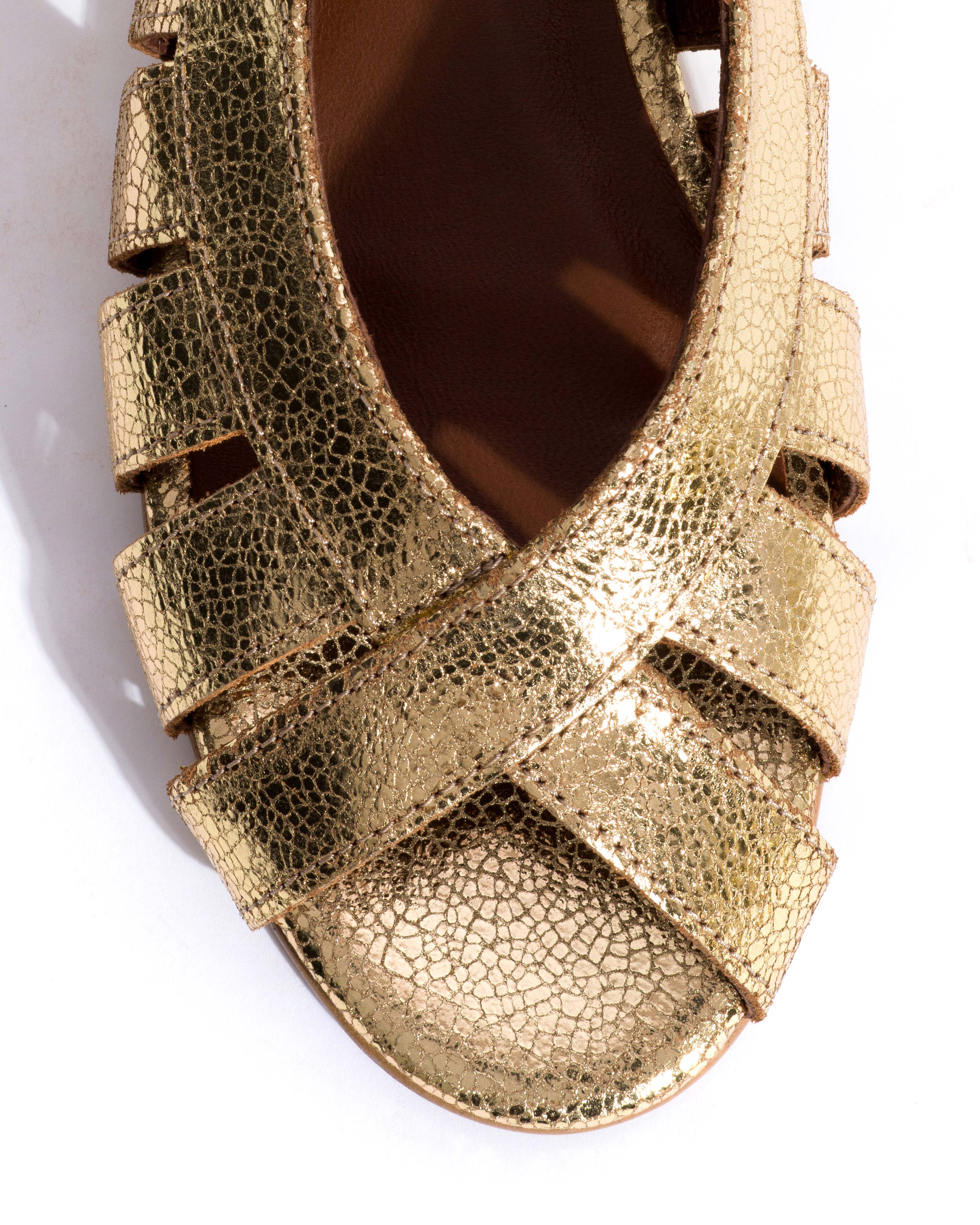 Sophie 20 Crackled metallic goat Gold - Image 6