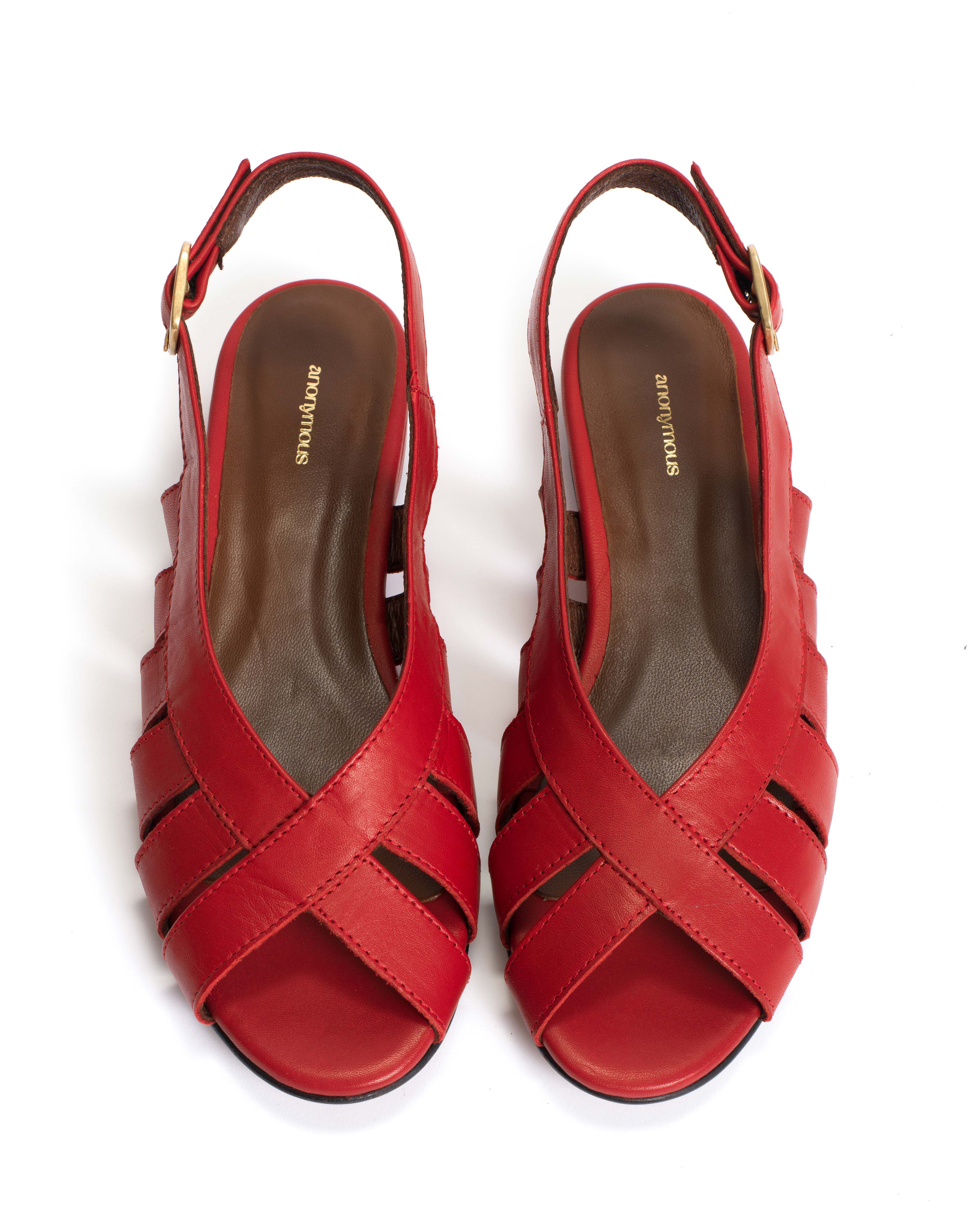 Sophie 20 Soft calf Ruby red - Image 4