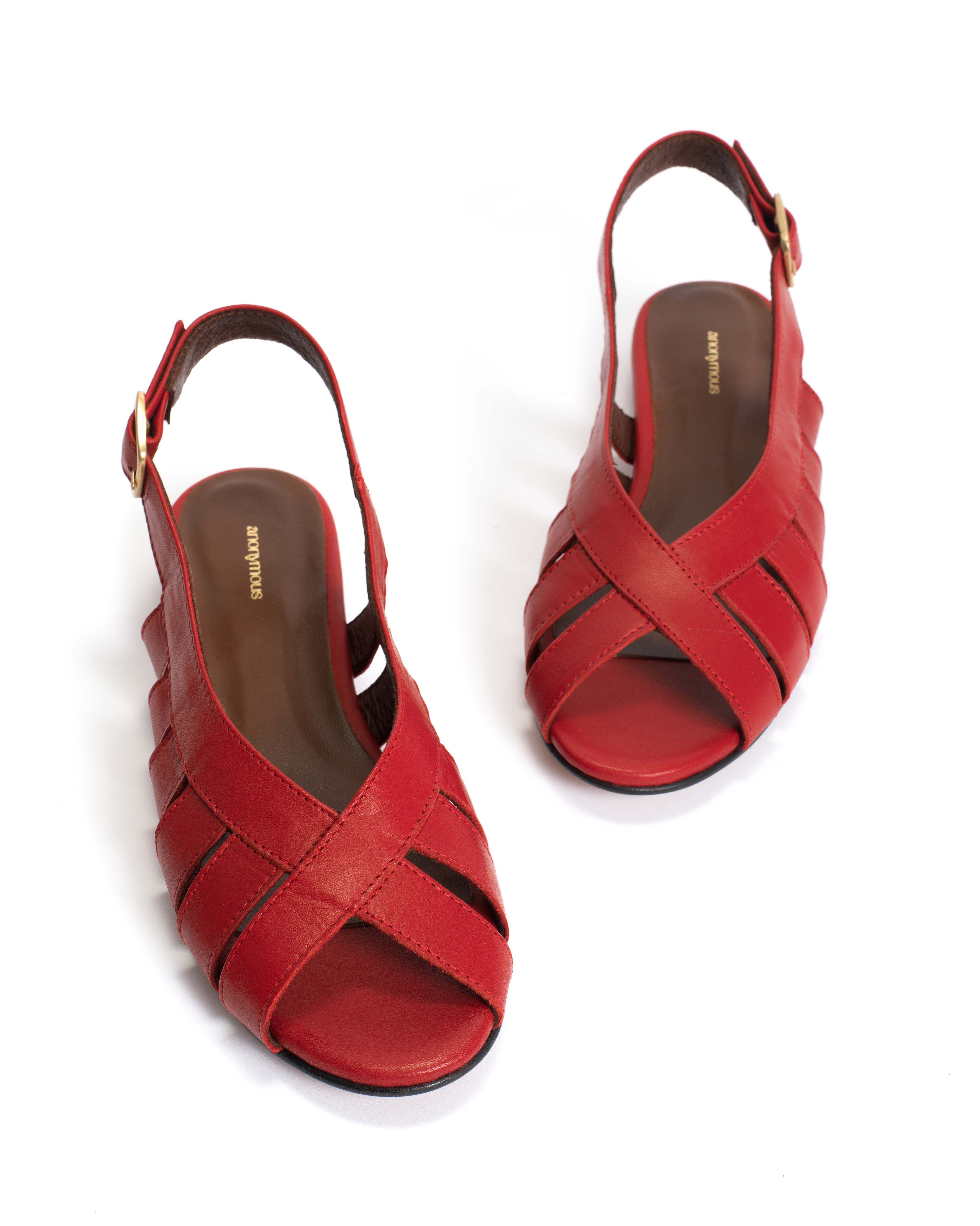 Sophie 20 Soft calf Ruby red - Image 6
