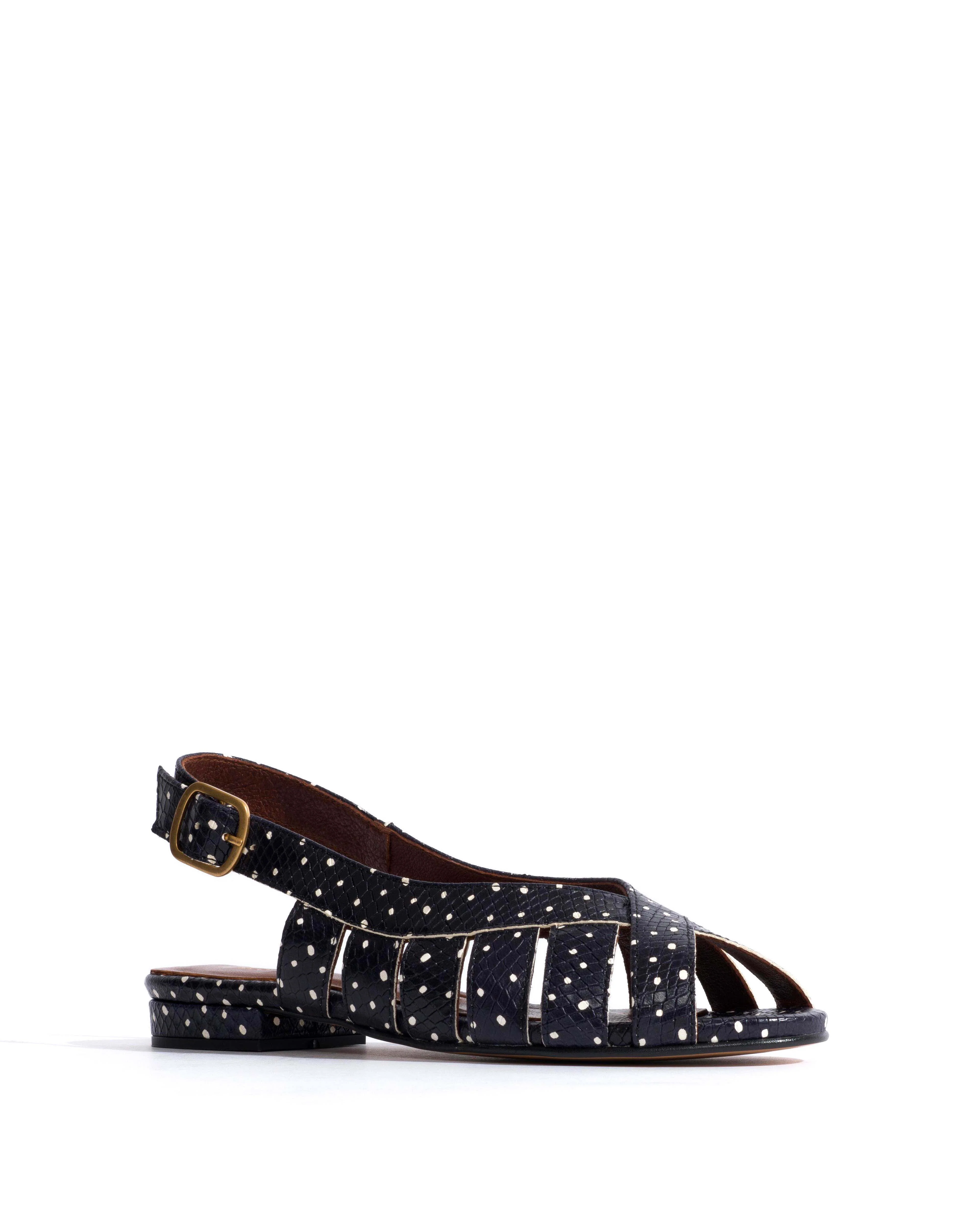 Sophie 20 Spotted snake calf Midnight blue - Image 2