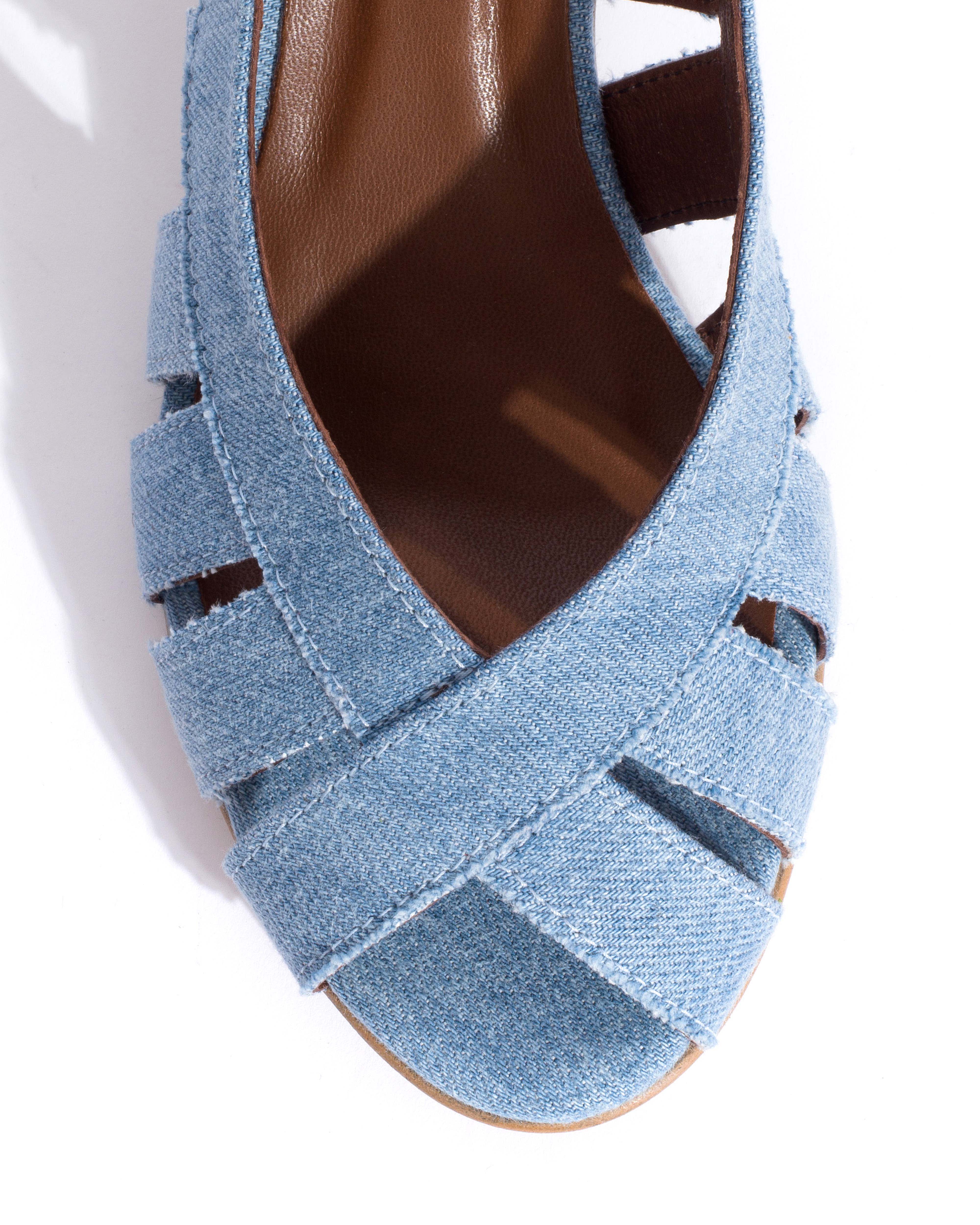 Sophie 50 stiletto Denim Washed blue - Image 5