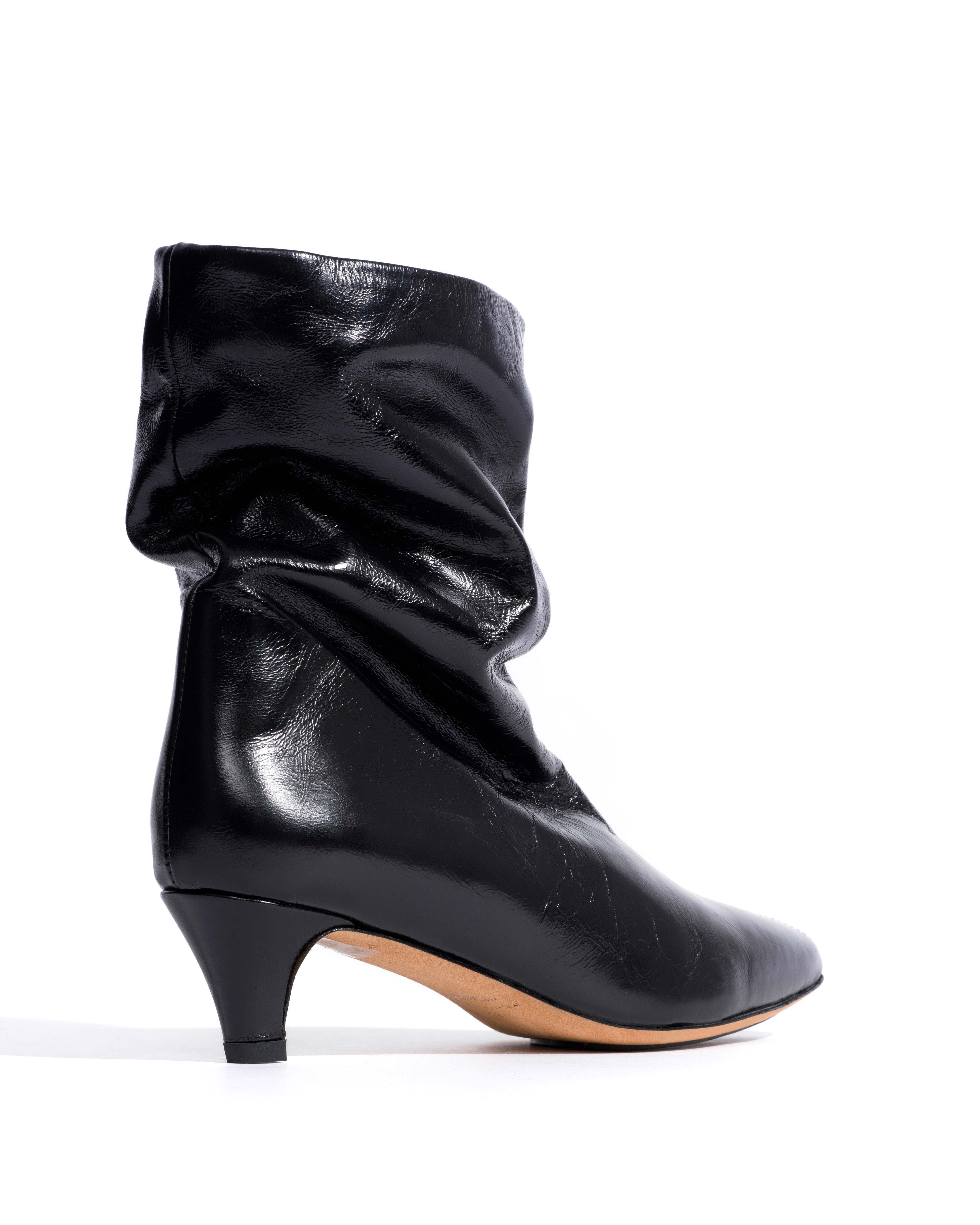 Sweeney 40 stiletto Crinkled soft calf Black - Image 4