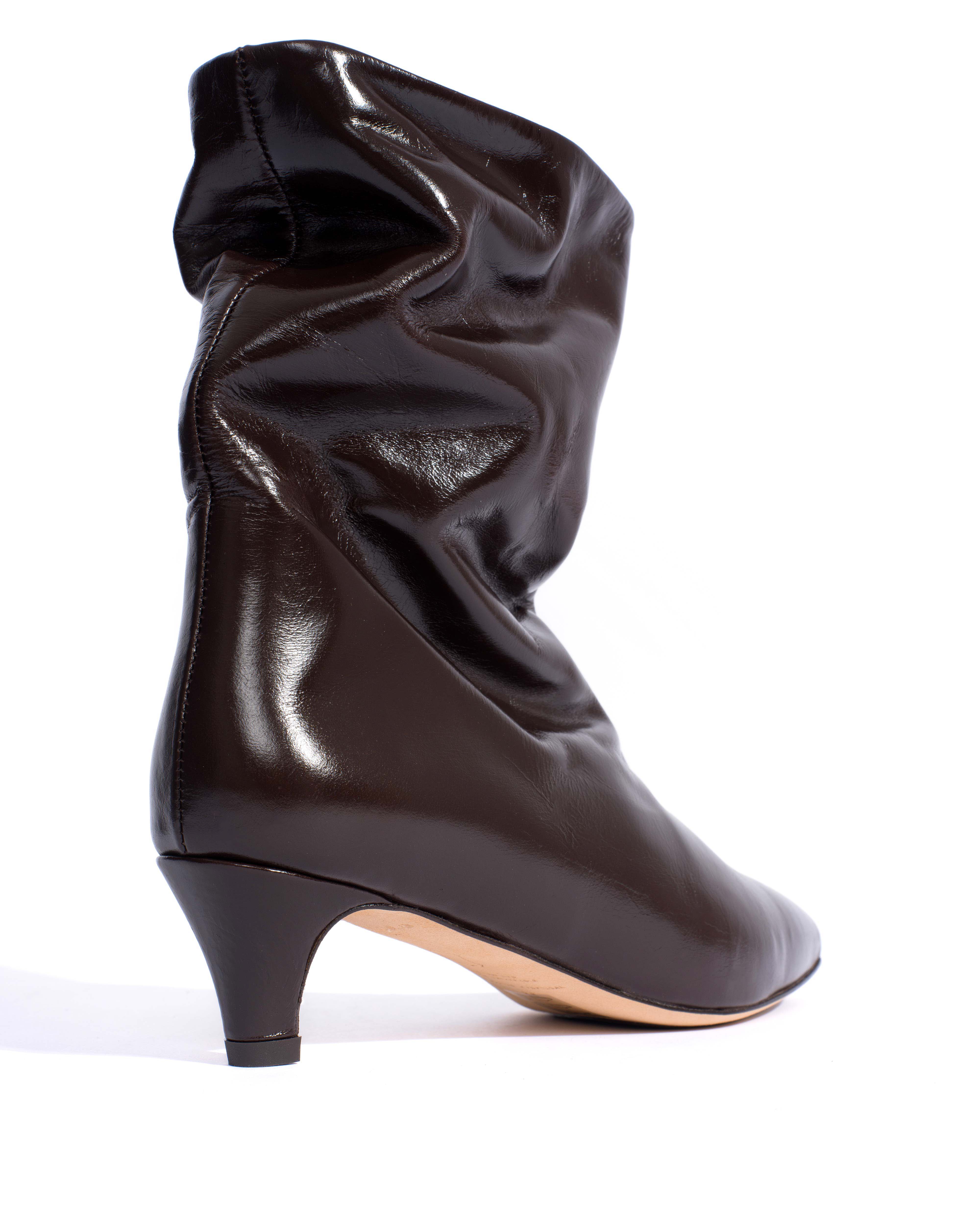 Sweeney 40 stiletto Crinkled soft calf Espresso brown - Image 3