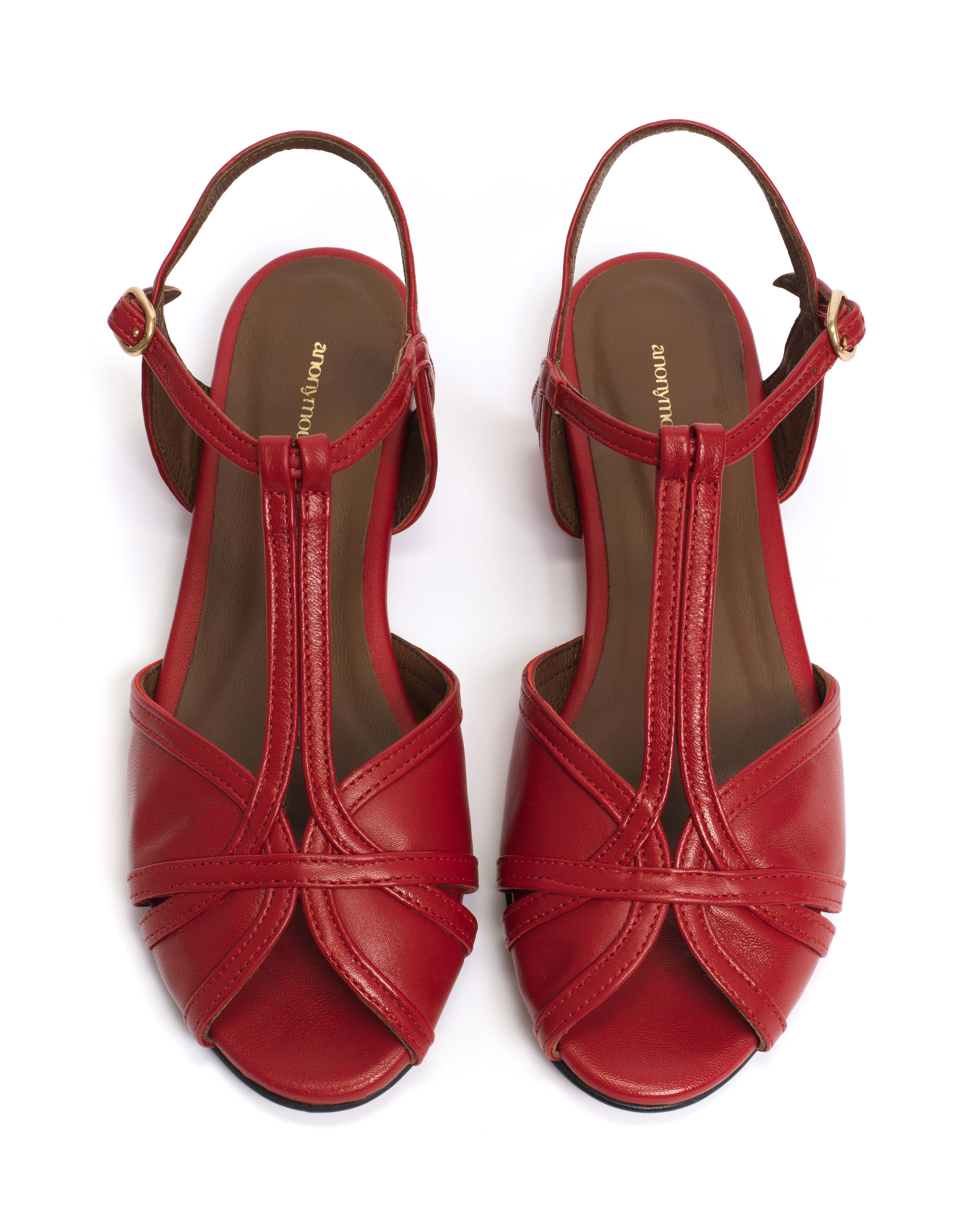 Therese 20 Shiny lamb Ruby red - Image 3