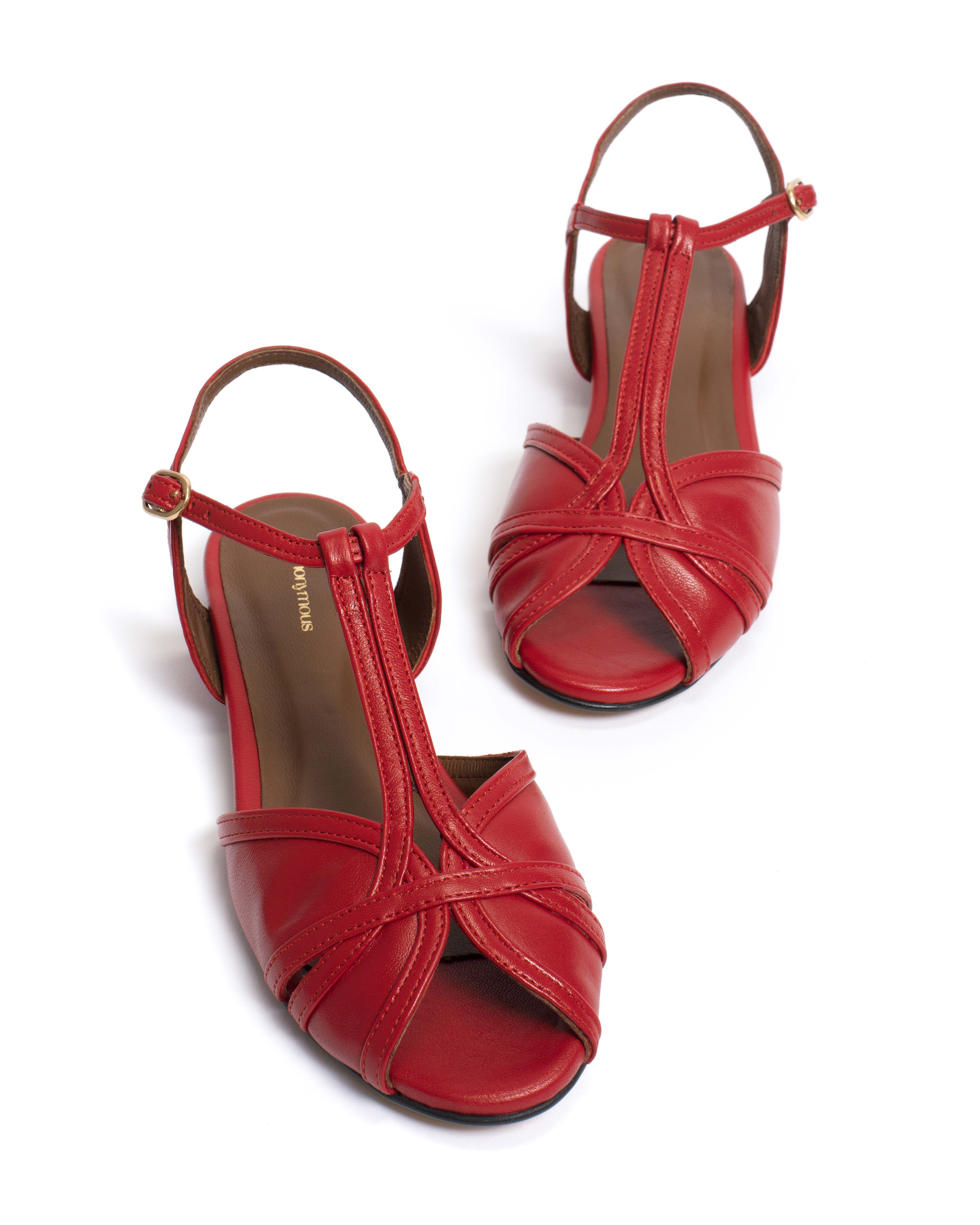 Therese 20 Shiny lamb Ruby red - Image 5
