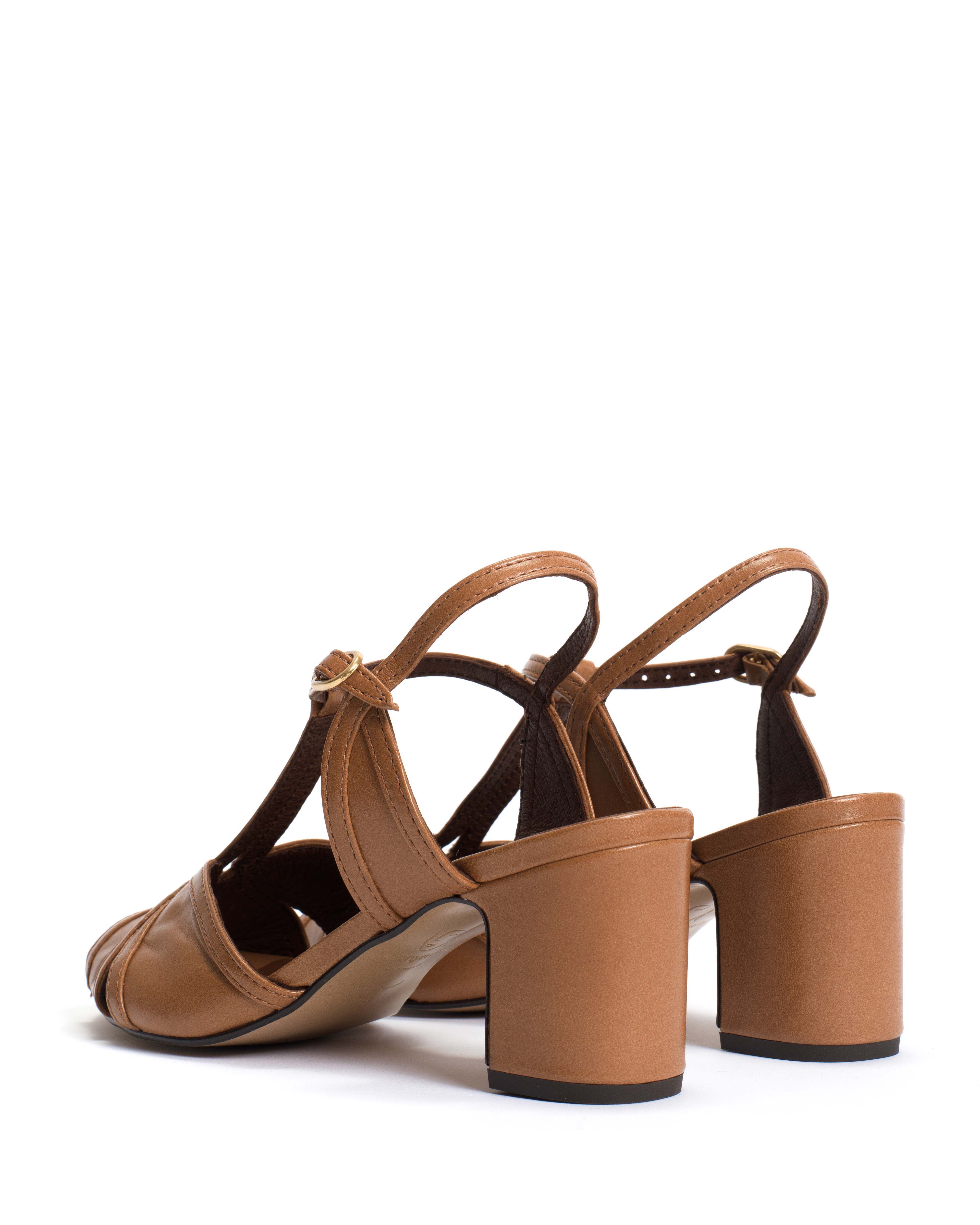 Therese 55 Shiny lamb Caramel - Image 4