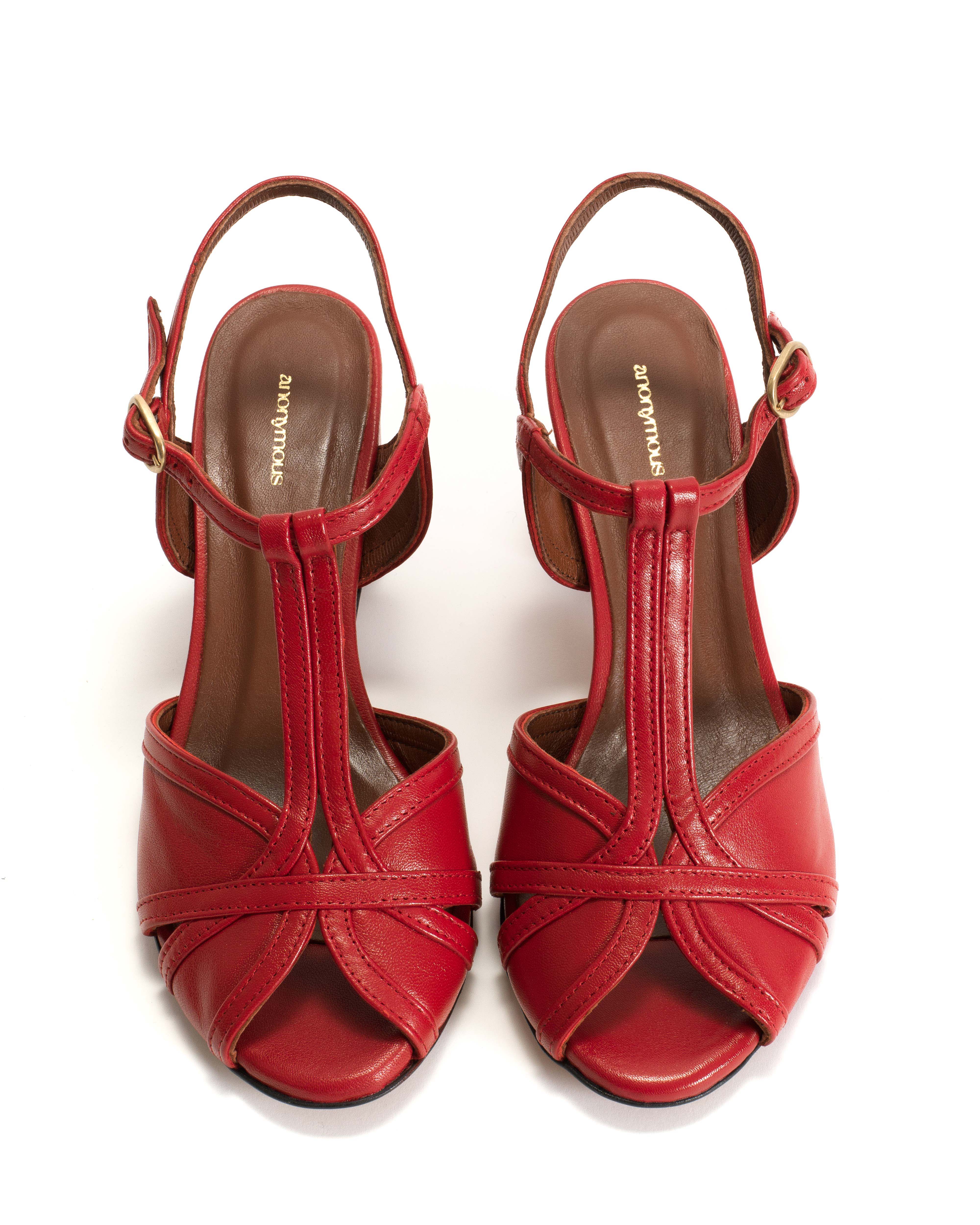Therese 55 Shiny lamb Ruby red - Image 4