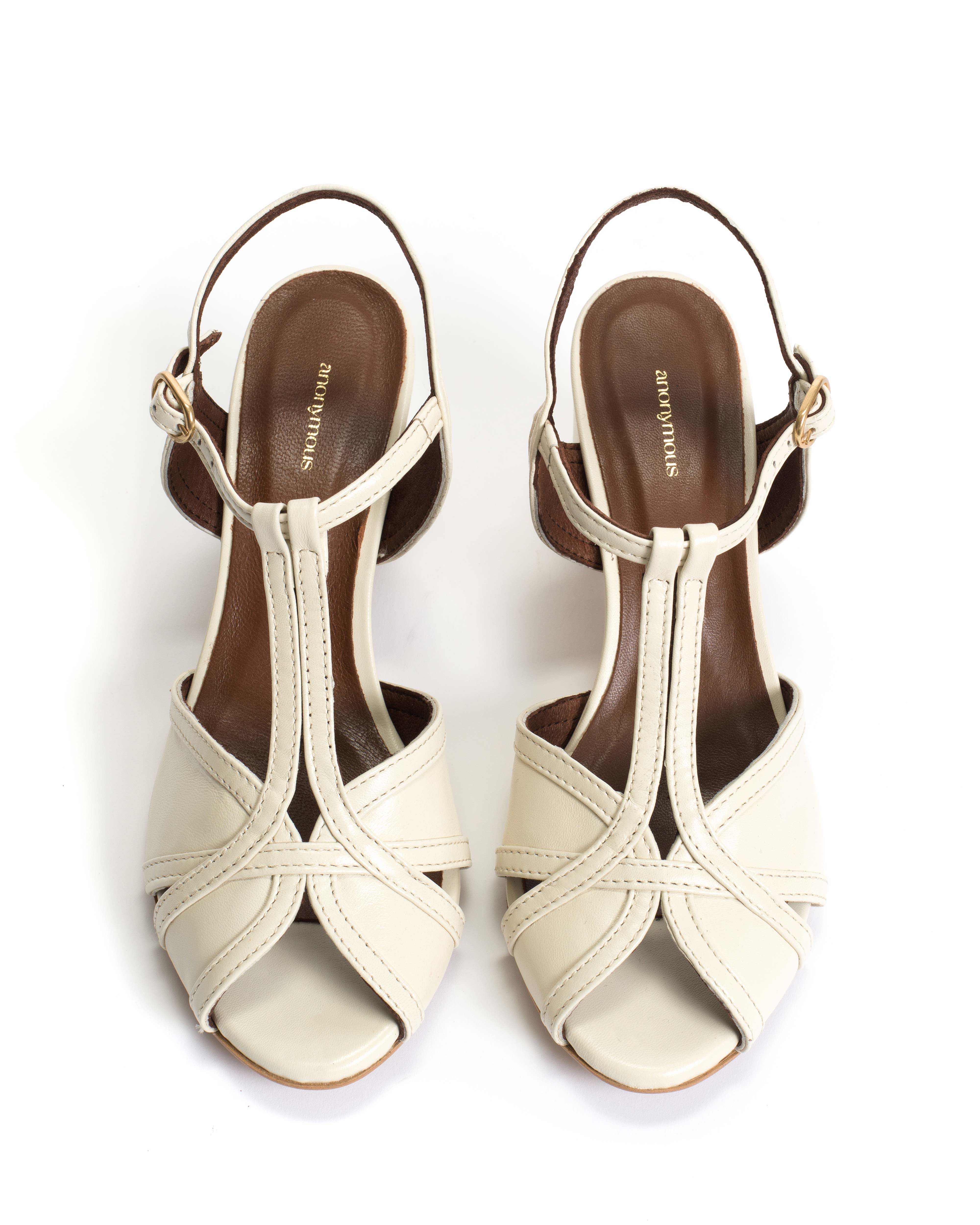 Therese 55 Shiny lamb White sand - Image 3