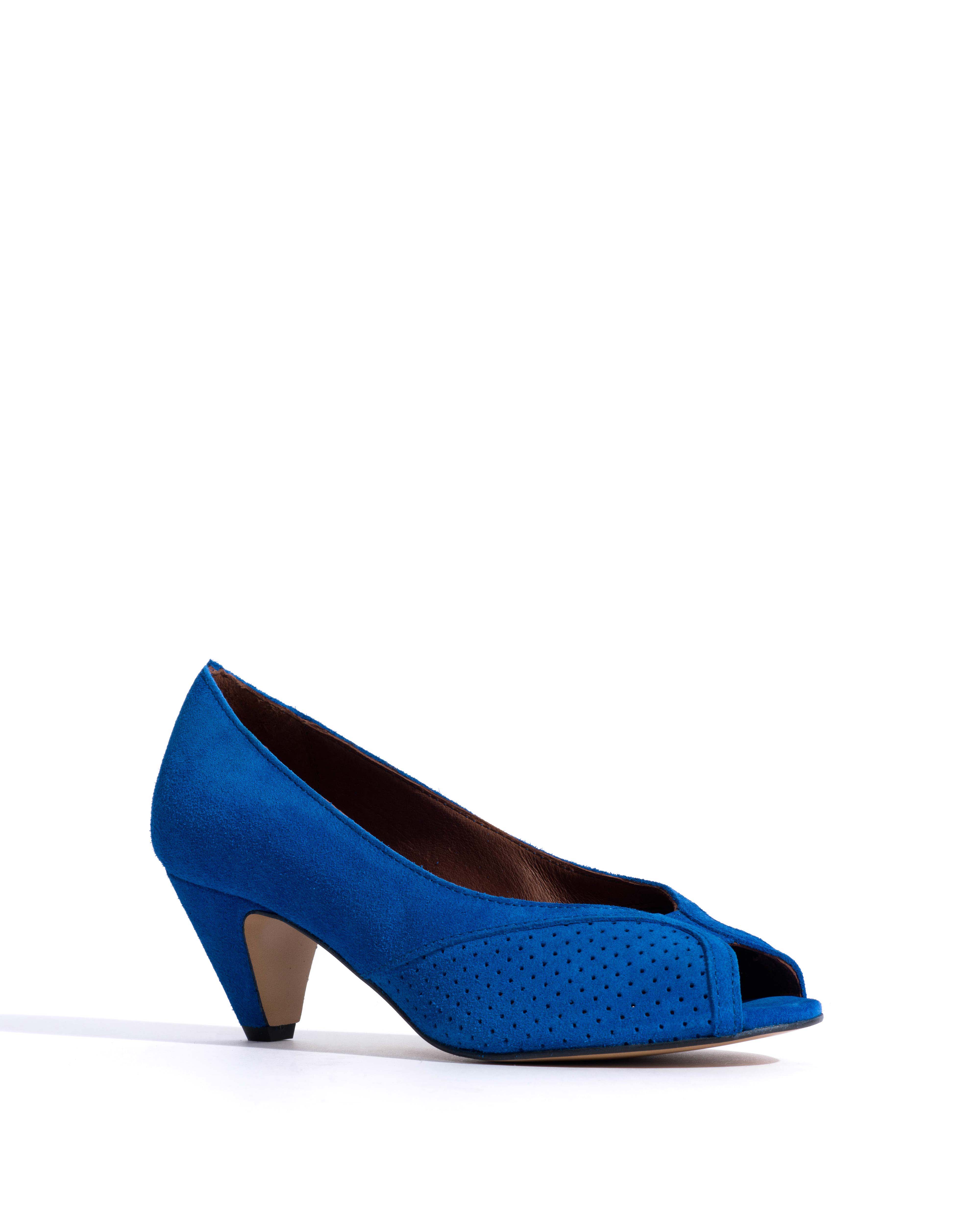 Tiffany stiletto Calf suede Electric blue - Image 2