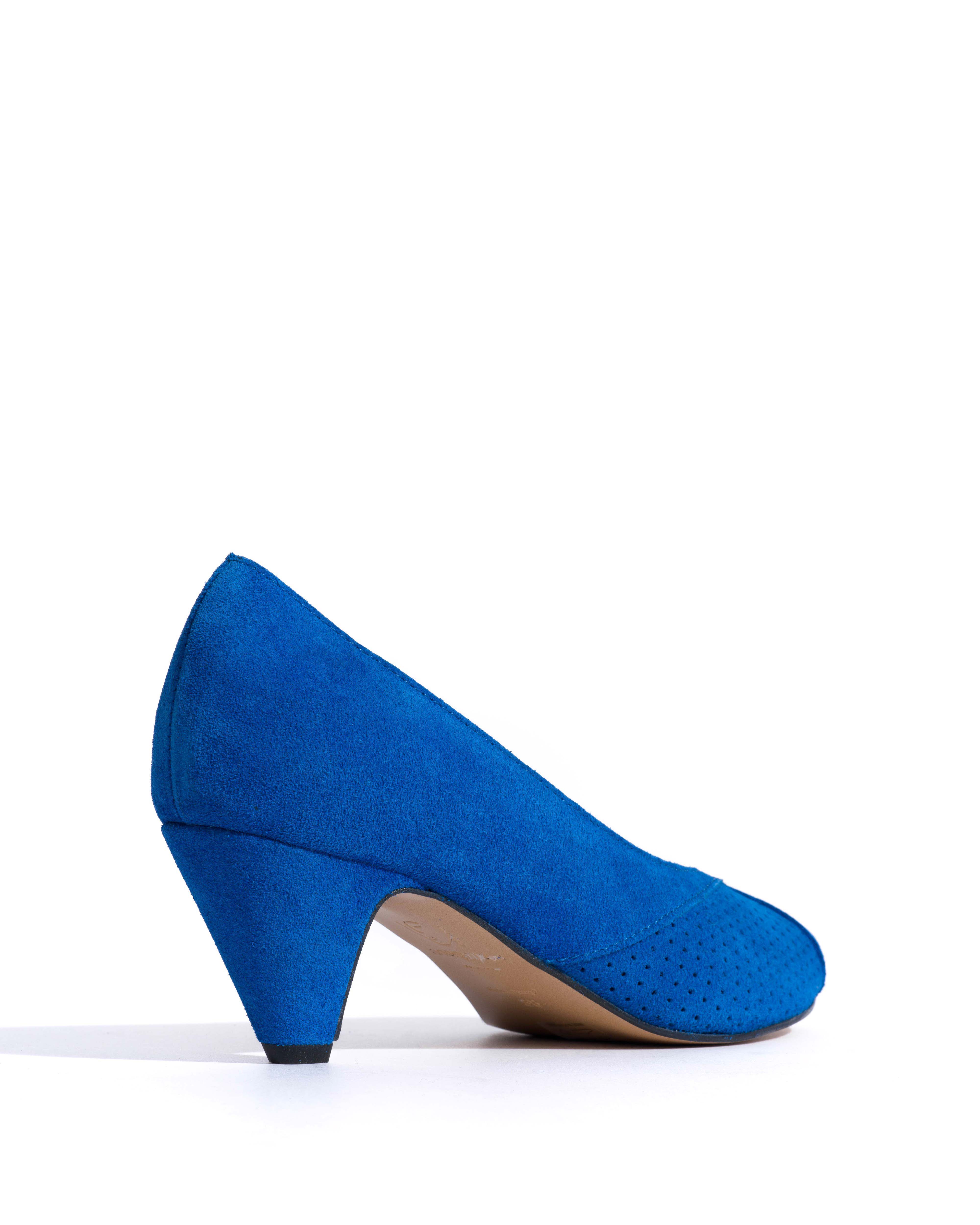 Tiffany stiletto Calf suede Electric blue - Image 3