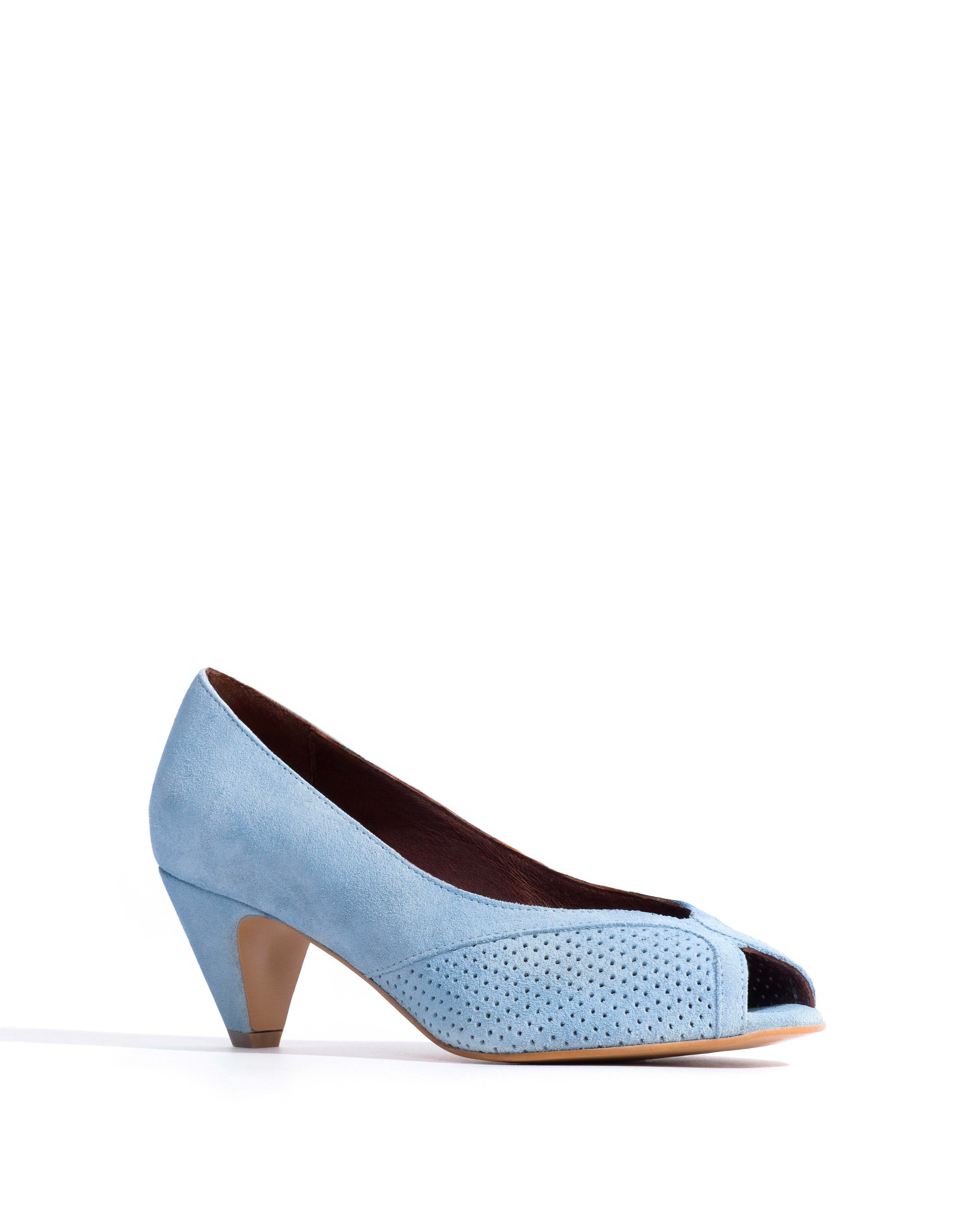 Tiffany stiletto Calf suede Porcelain blue - Image 2
