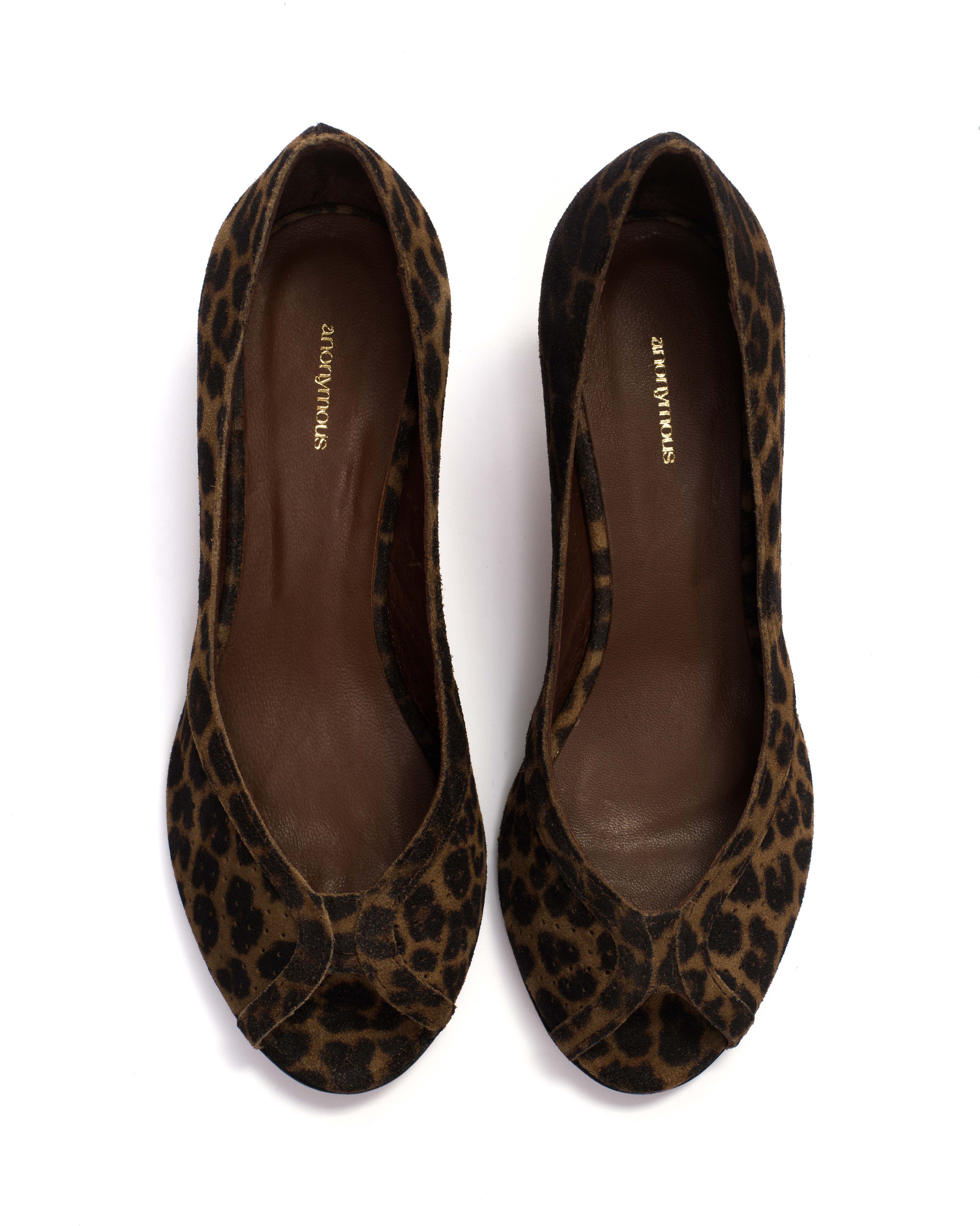 Tiffany stiletto Calf suede print Leopard - Image 3