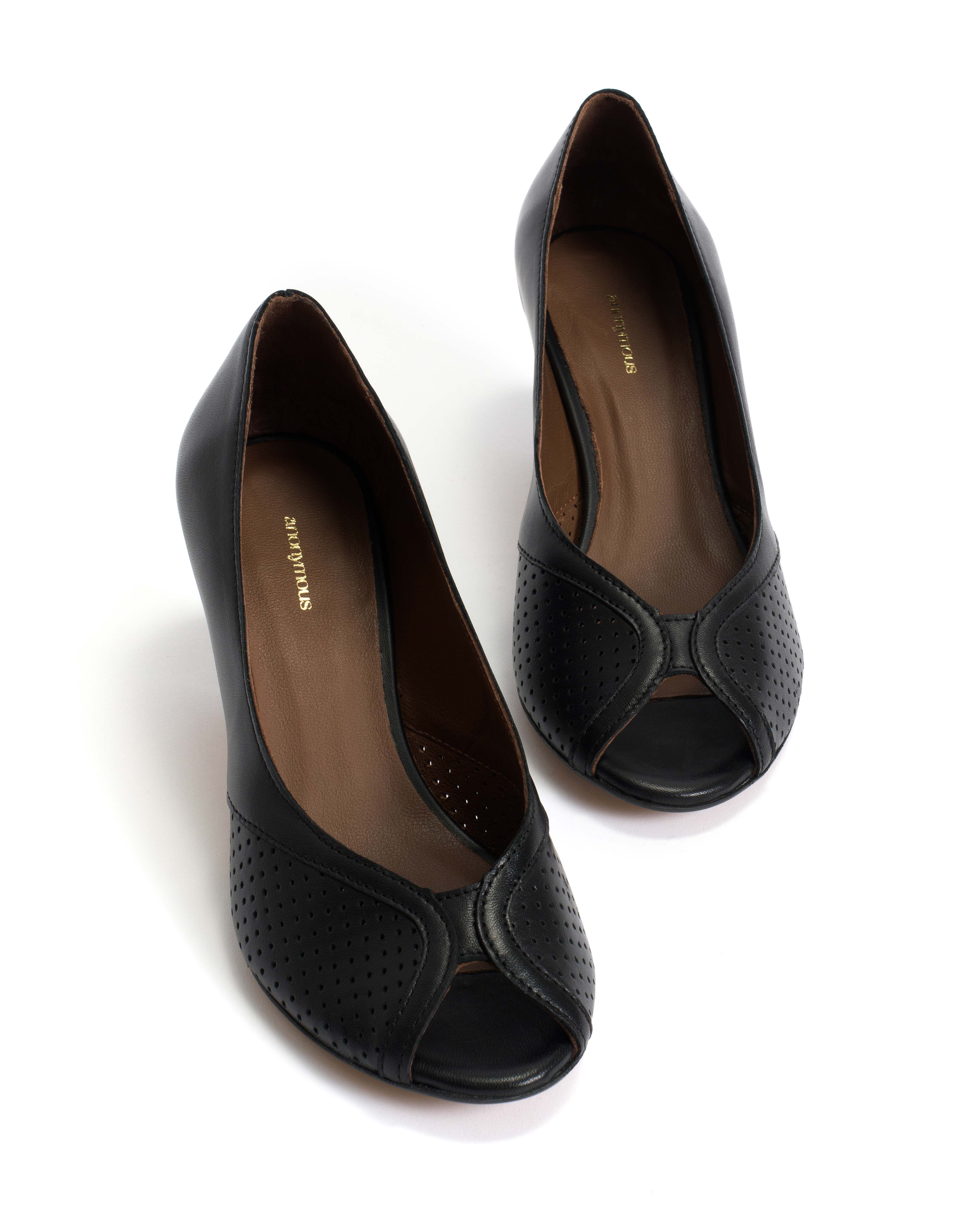 Tiffany stiletto Shiny lamb Black - Image 5