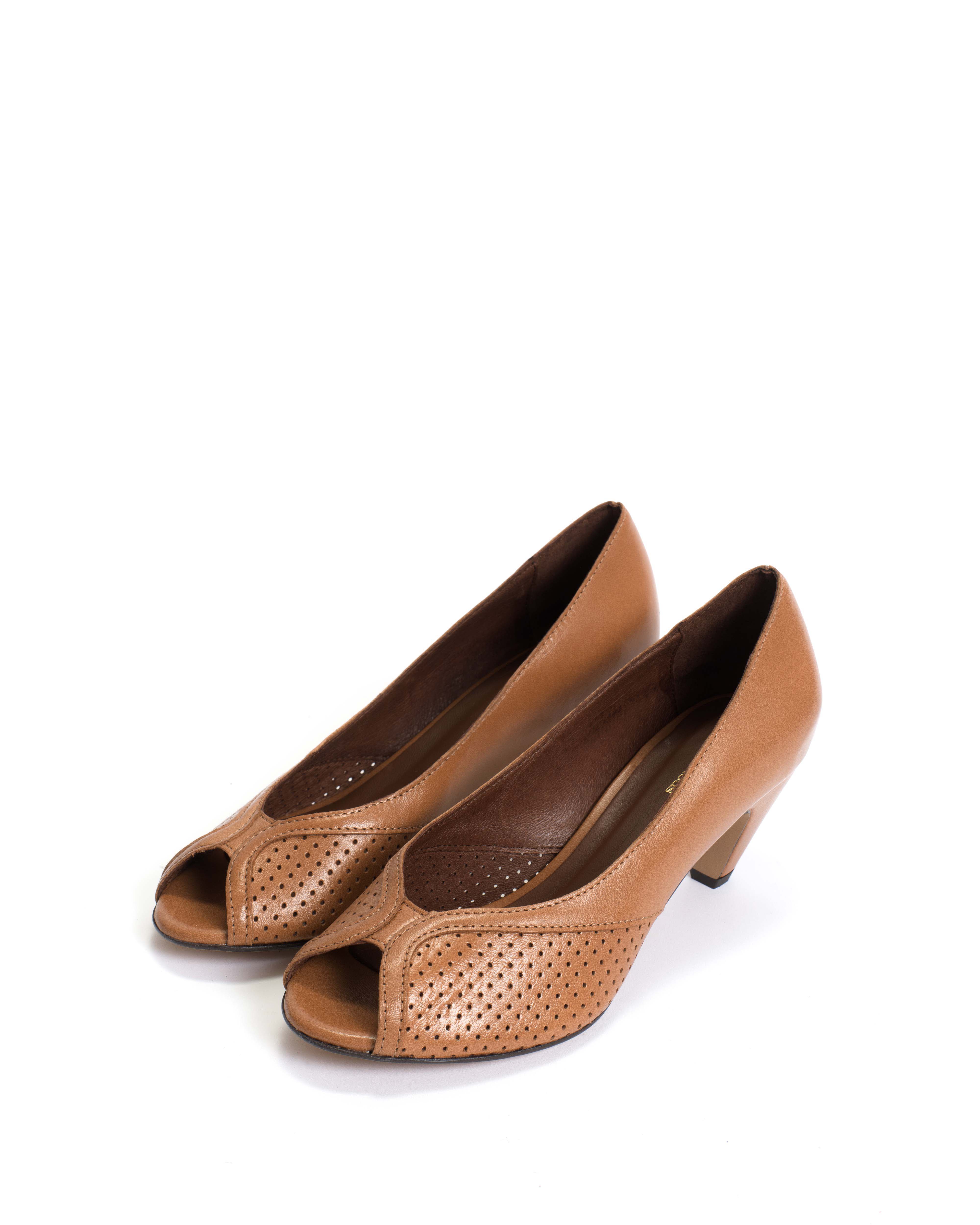 Tiffany stiletto Shiny lamb Caramel - Image 2