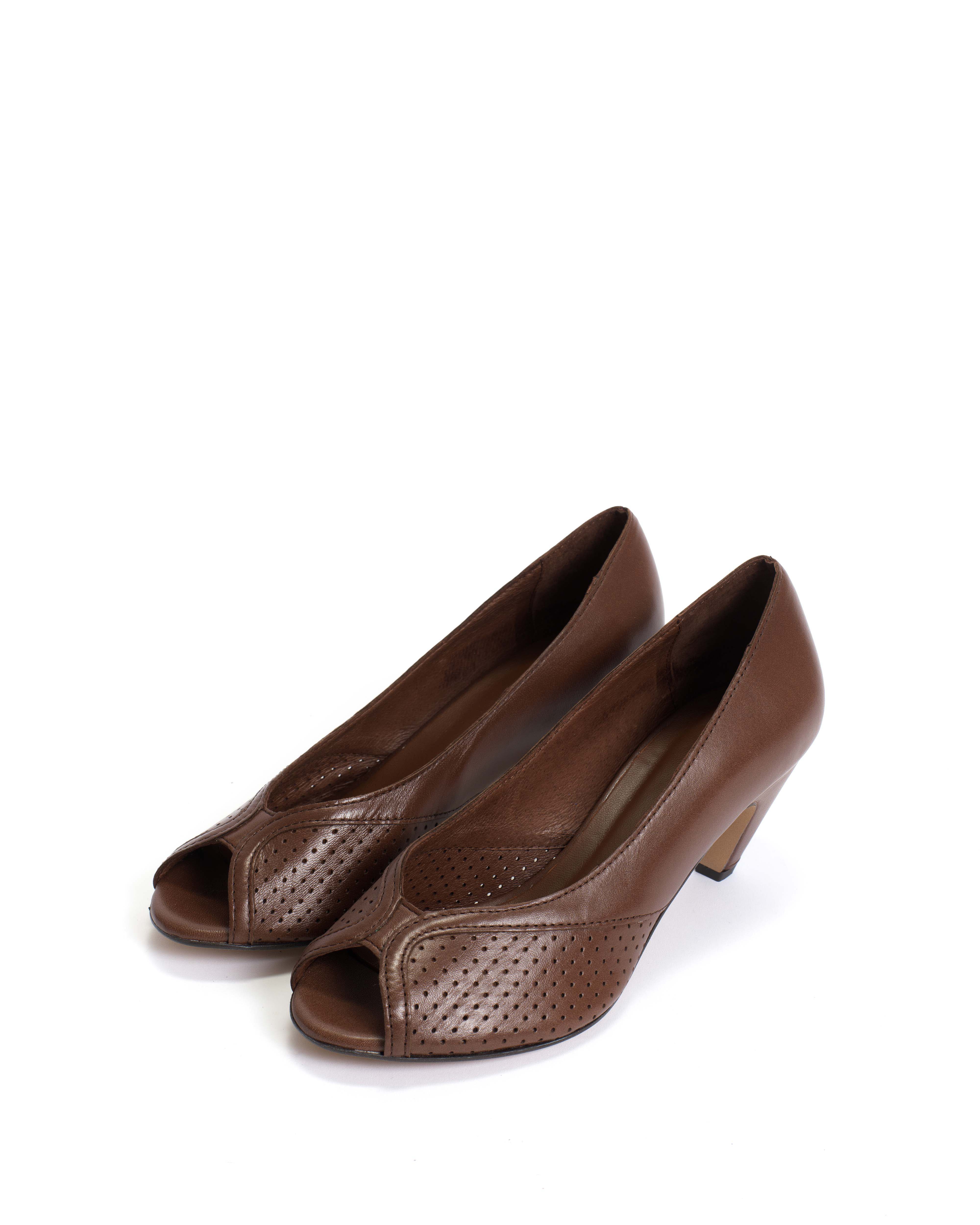 Tiffany stiletto Shiny lamb Chocolate - Image 2