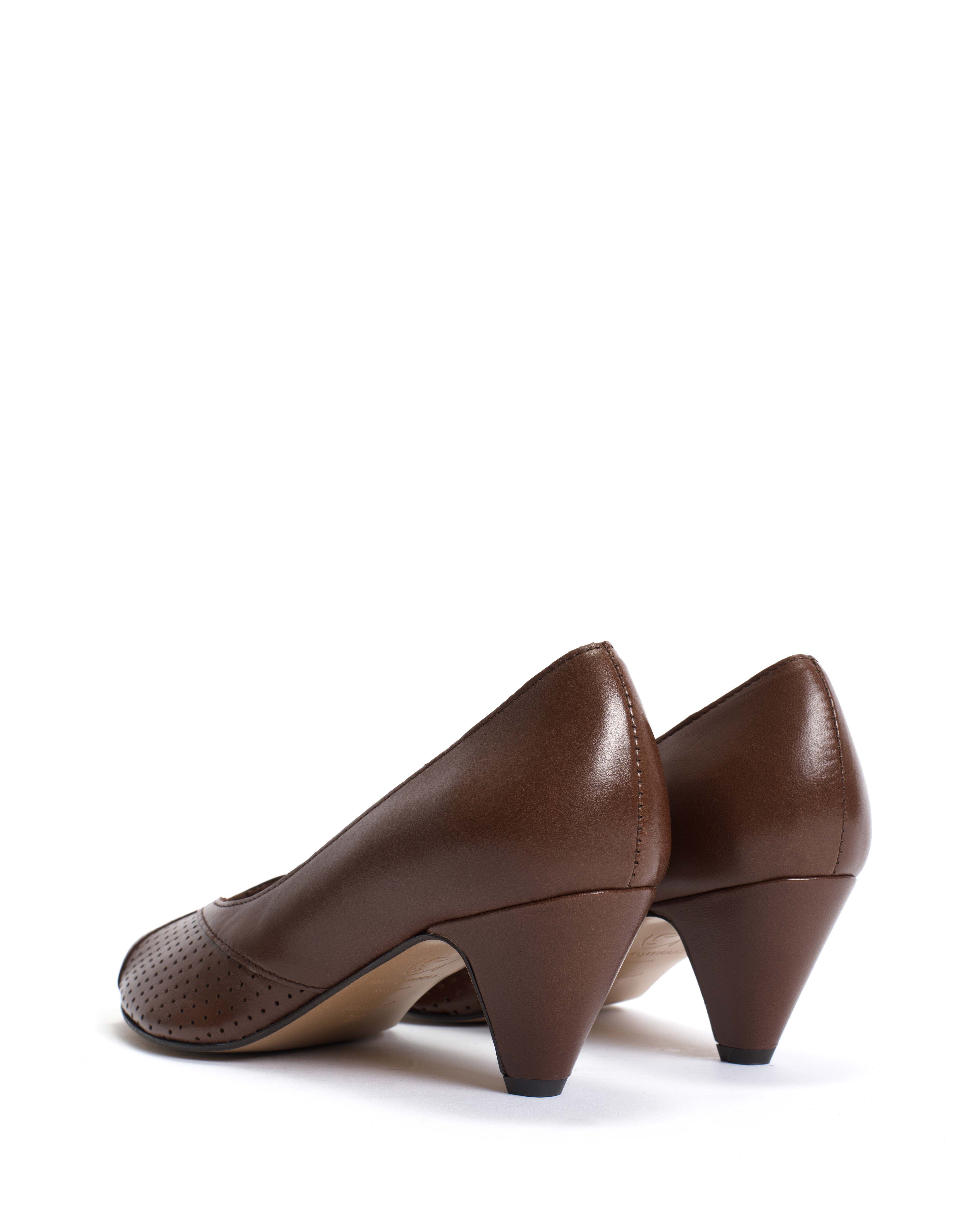 Tiffany stiletto Shiny lamb Chocolate - Image 4