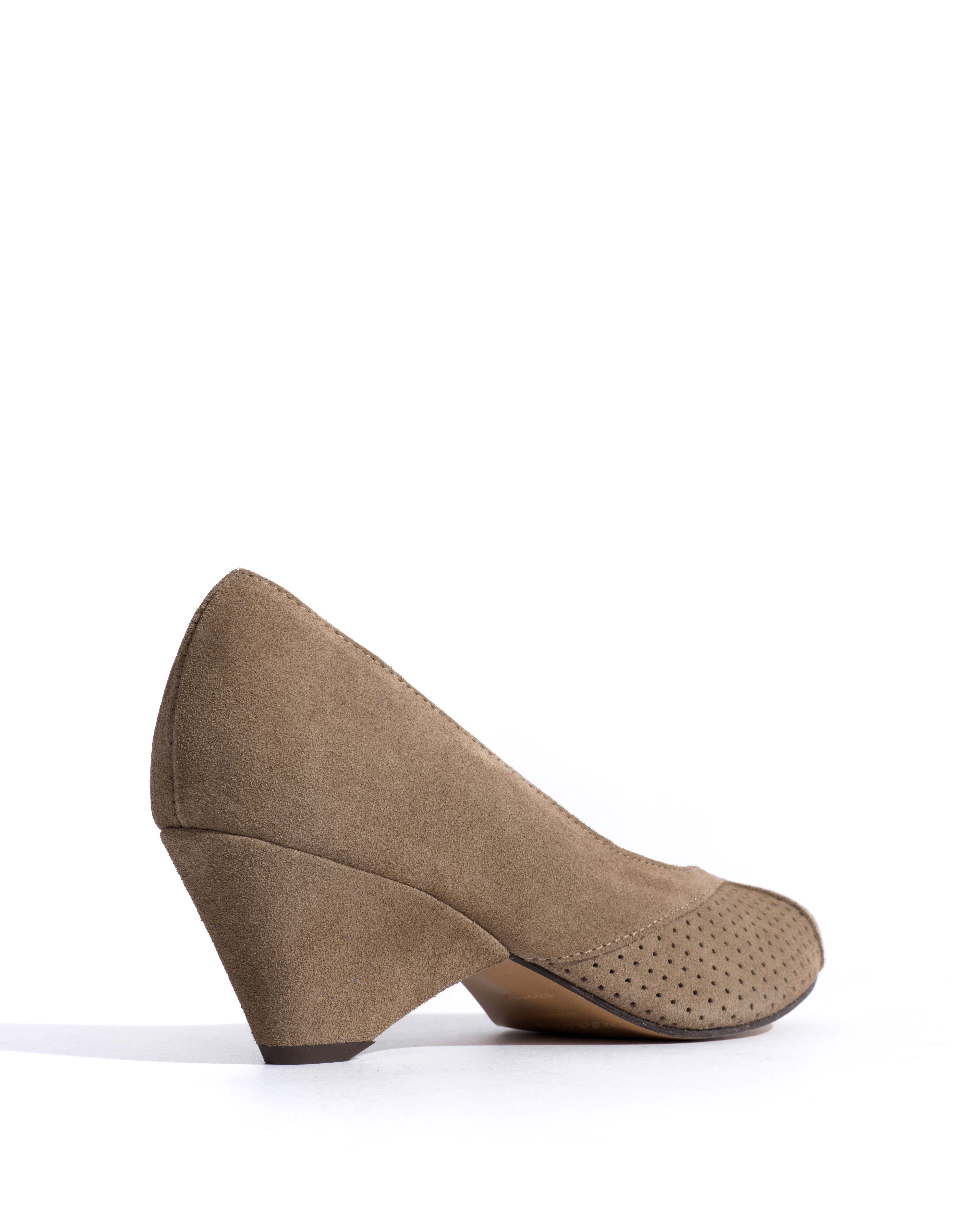 Tiffany triangle Calf suede Mushroom - Image 3