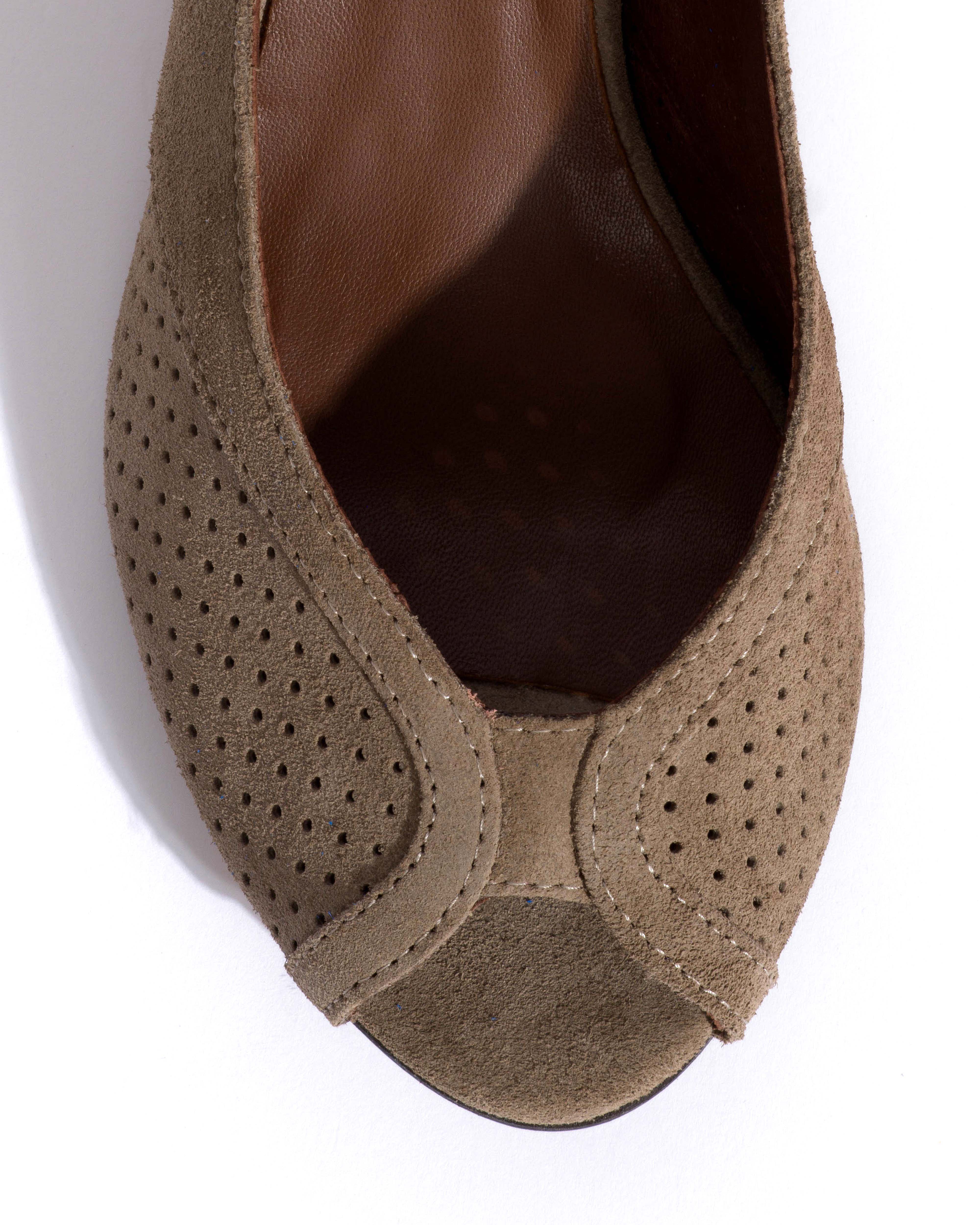 Tiffany triangle Calf suede Mushroom - Image 5