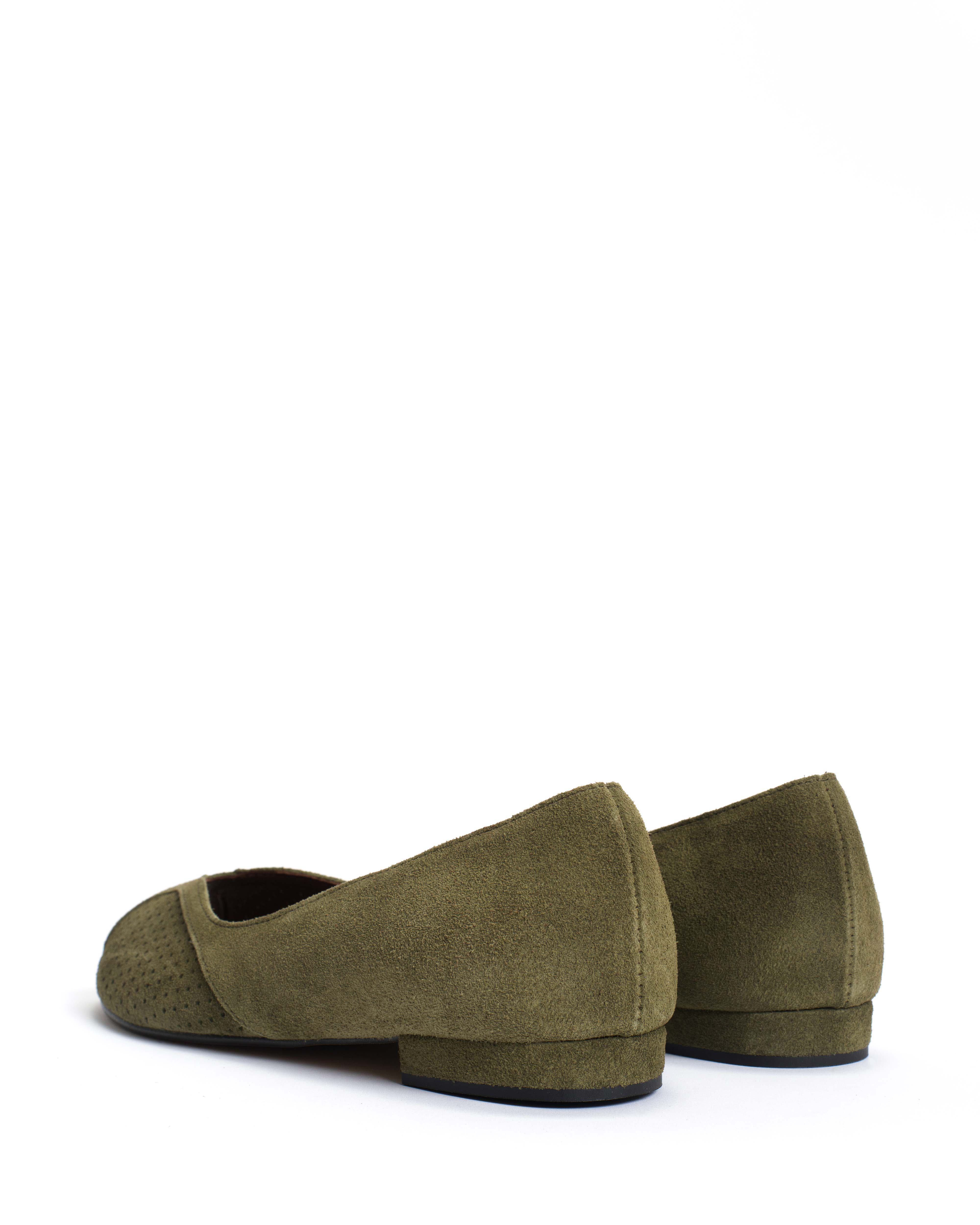 Tiffy Calf suede Olive green - Image 5
