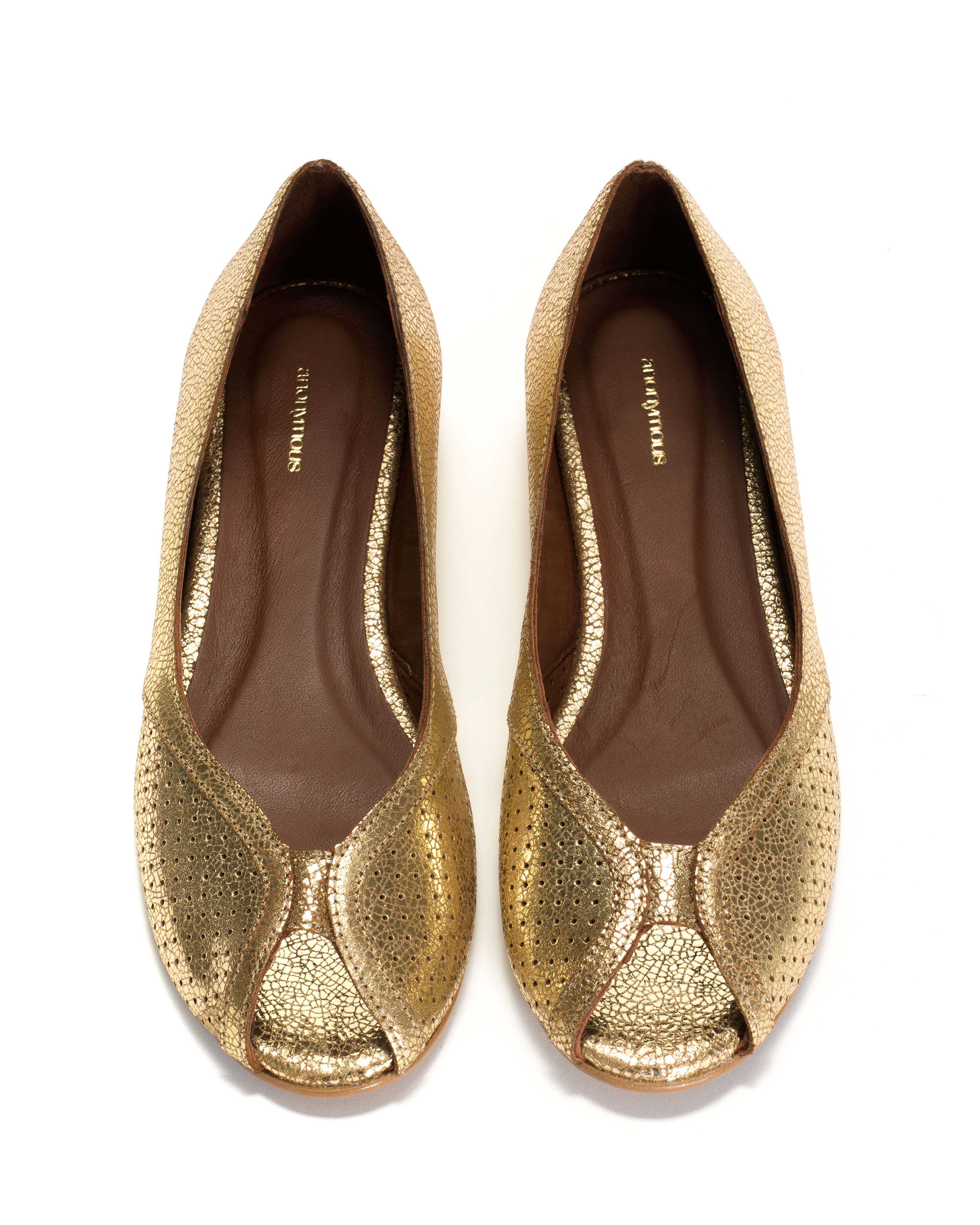 Tiffy Crackled metallic goat Gold - Image 3