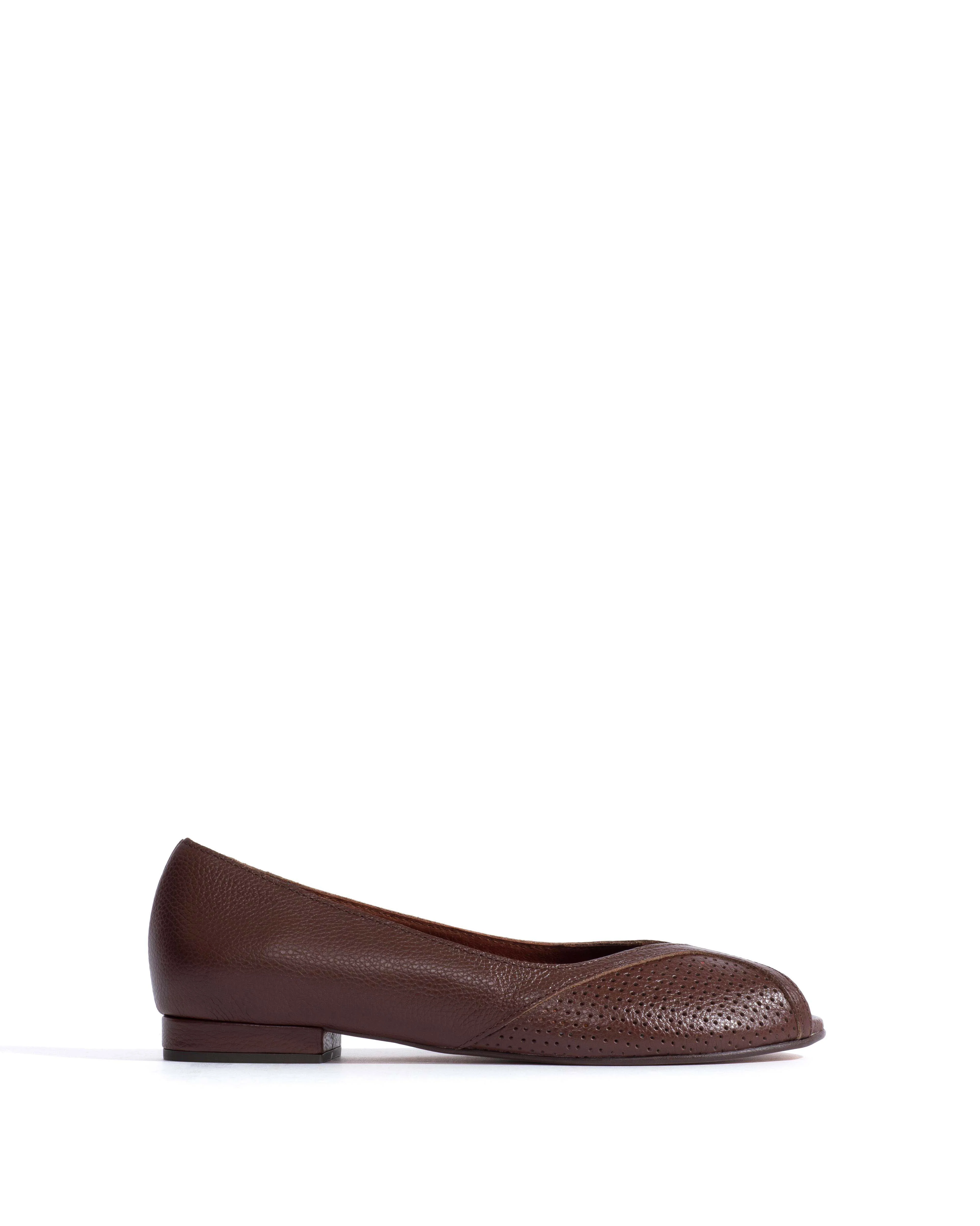 Tiffy Pebbled soft calf Chocolate