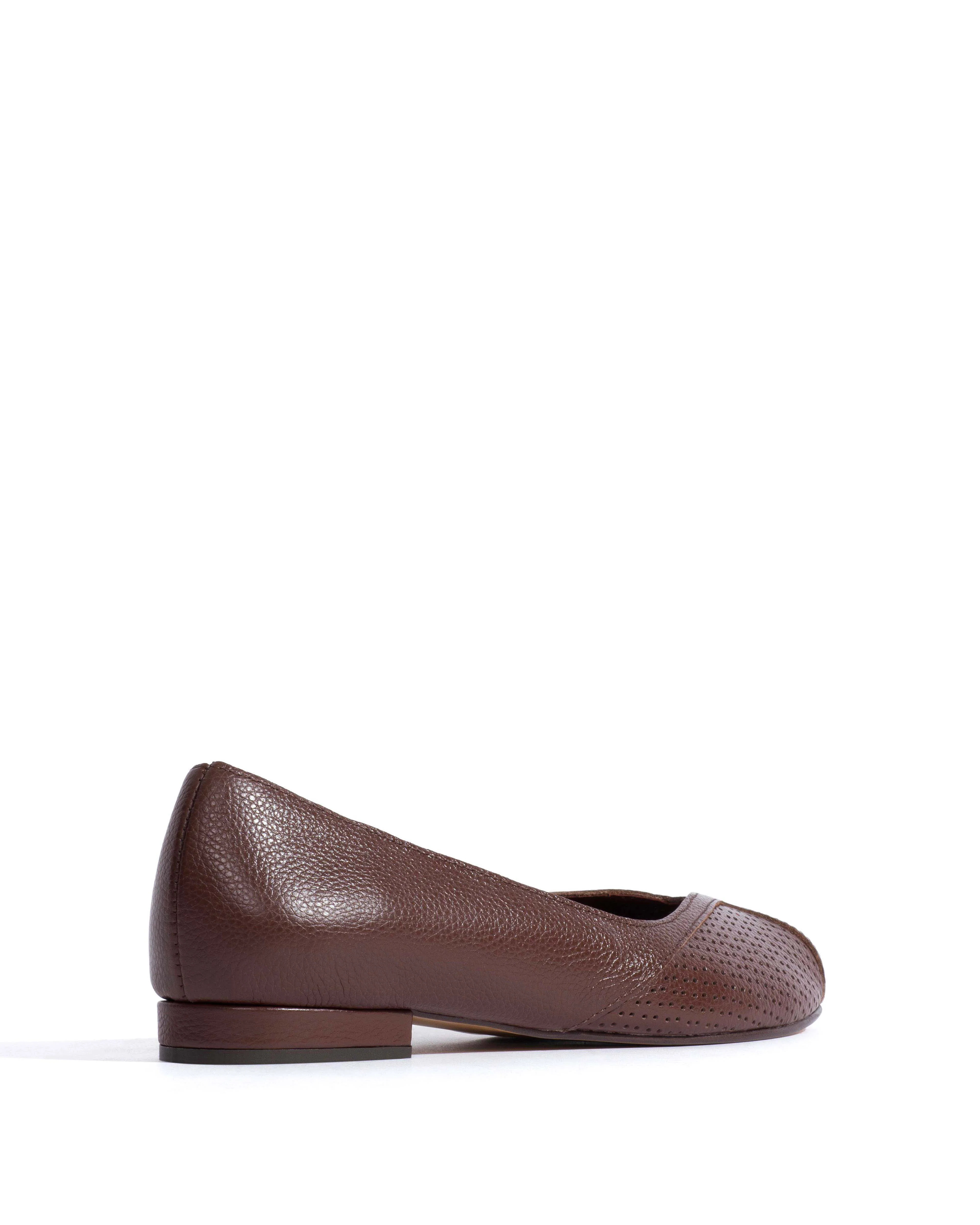 Tiffy Pebbled soft calf Chocolate - Image 3