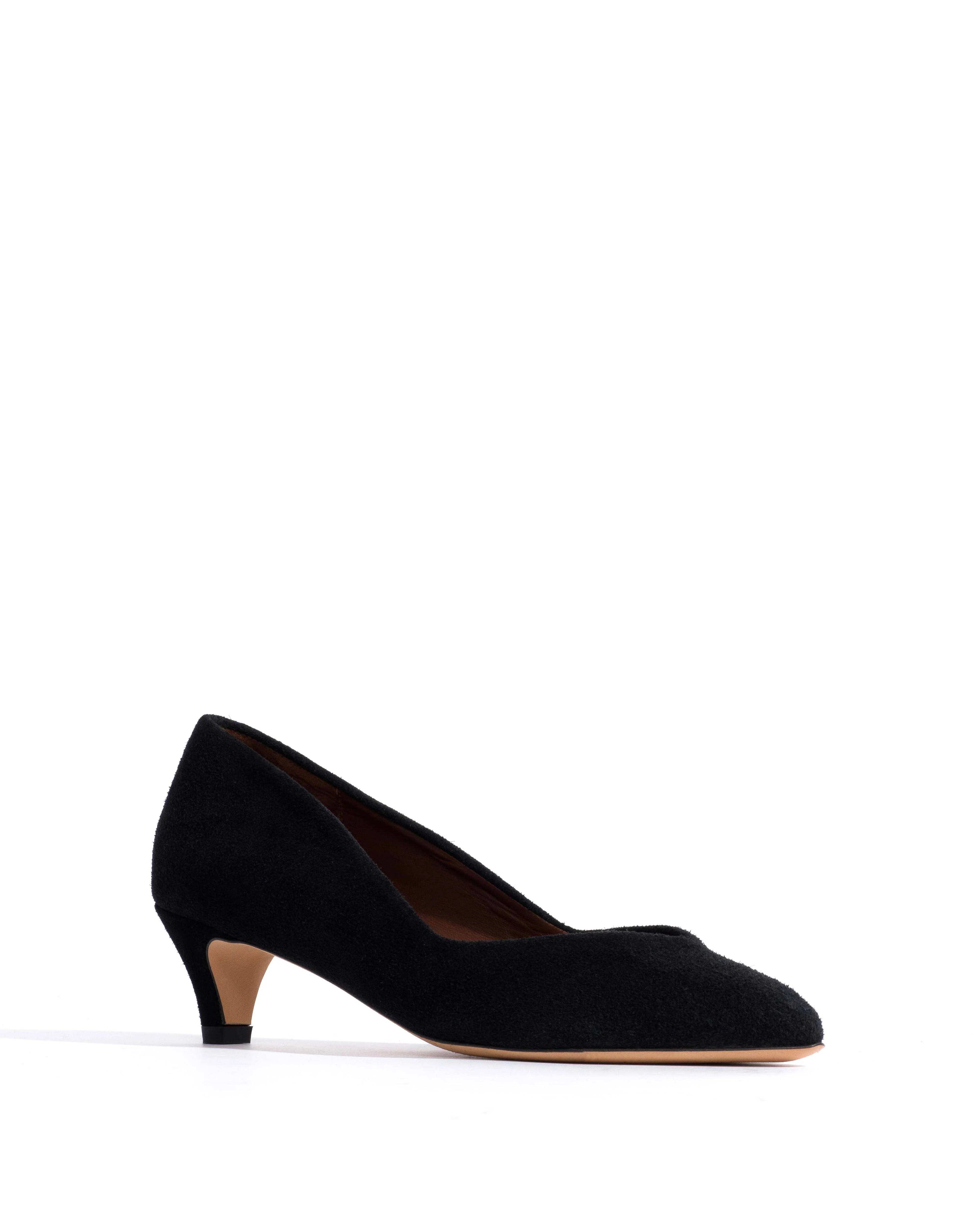 Trini 40 stiletto Calf suede Black - Image 2