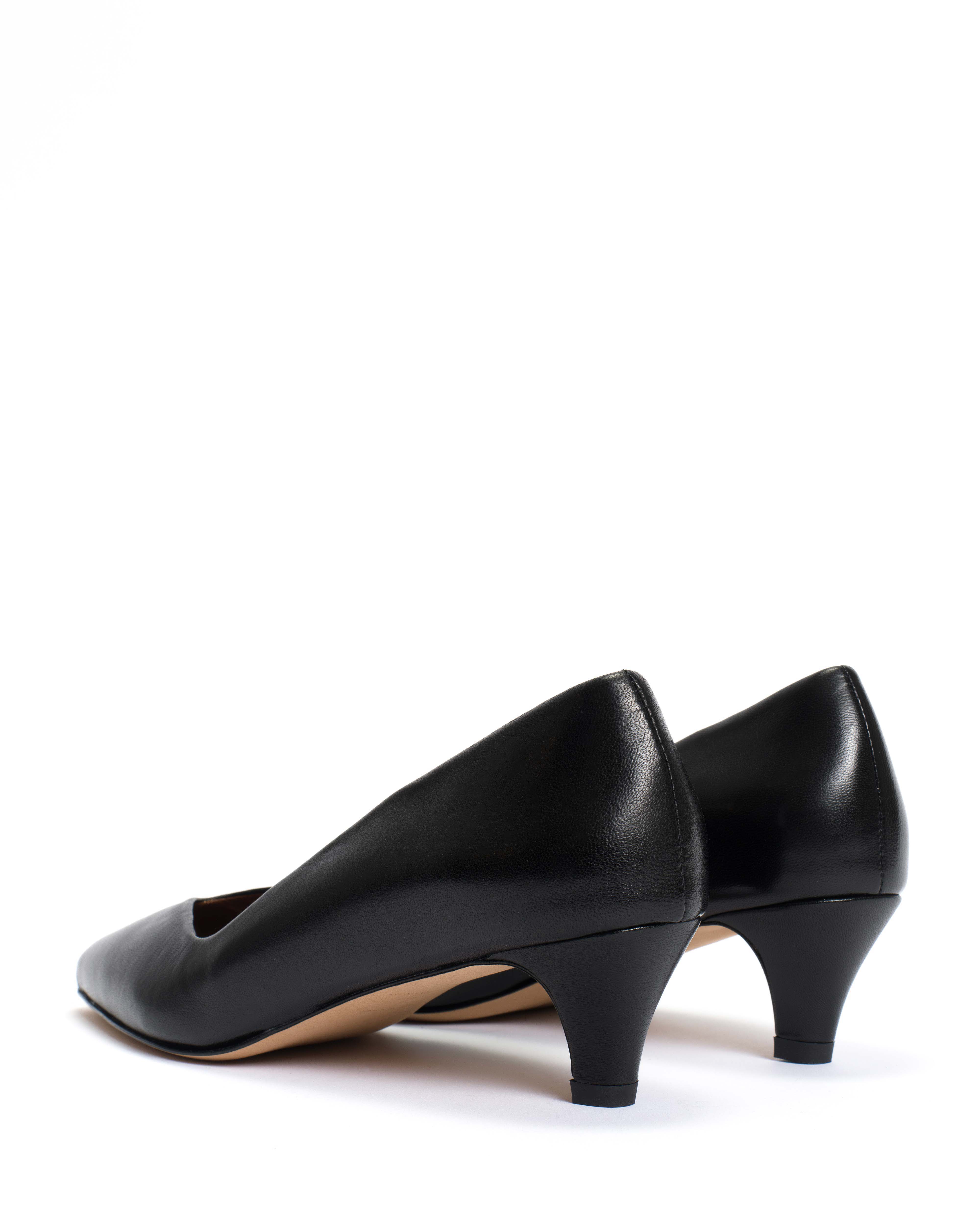 Trini 40 stiletto Shiny lamb Black - Image 4