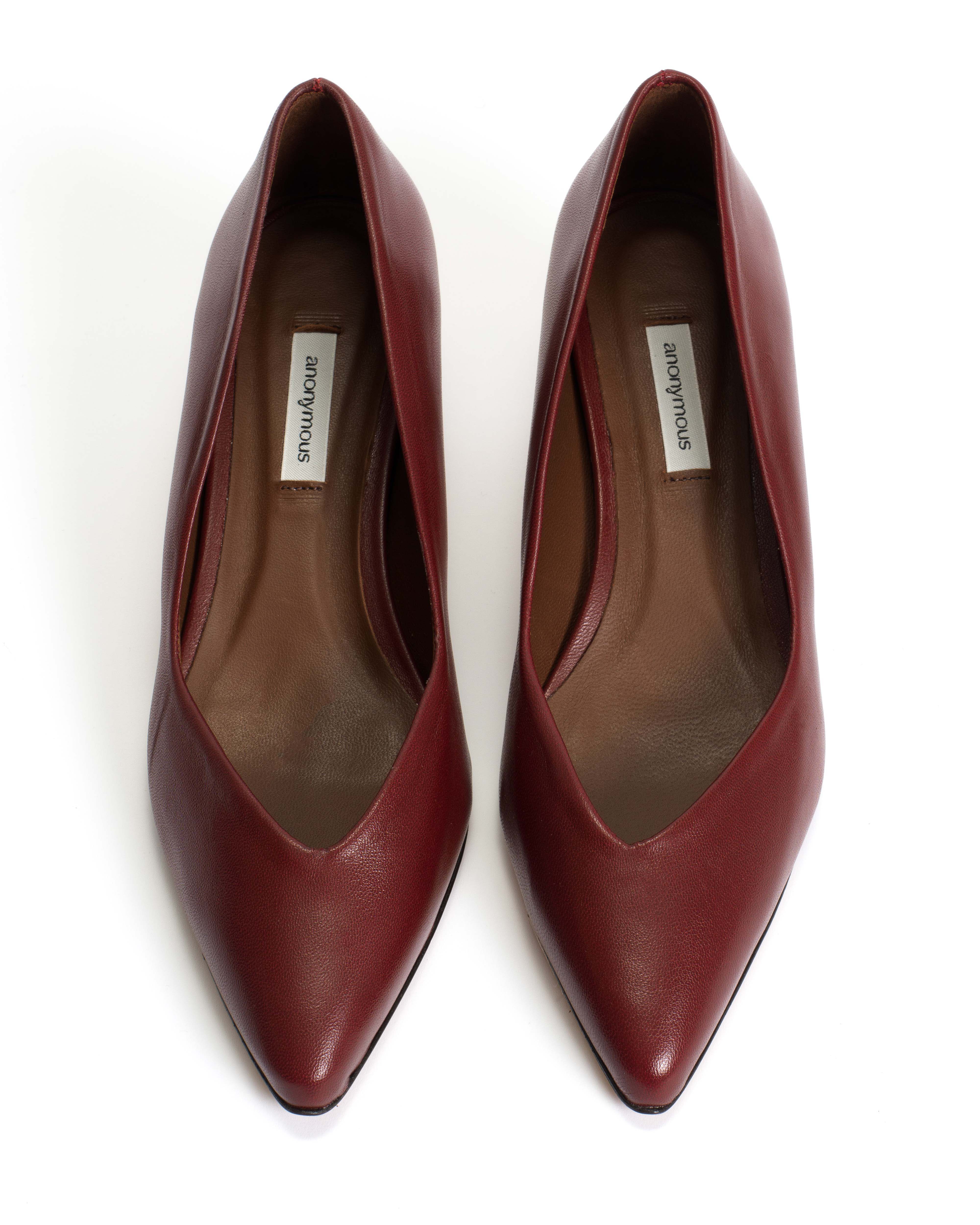 Trini 40 stiletto Shiny lamb Pomegranate - Image 3