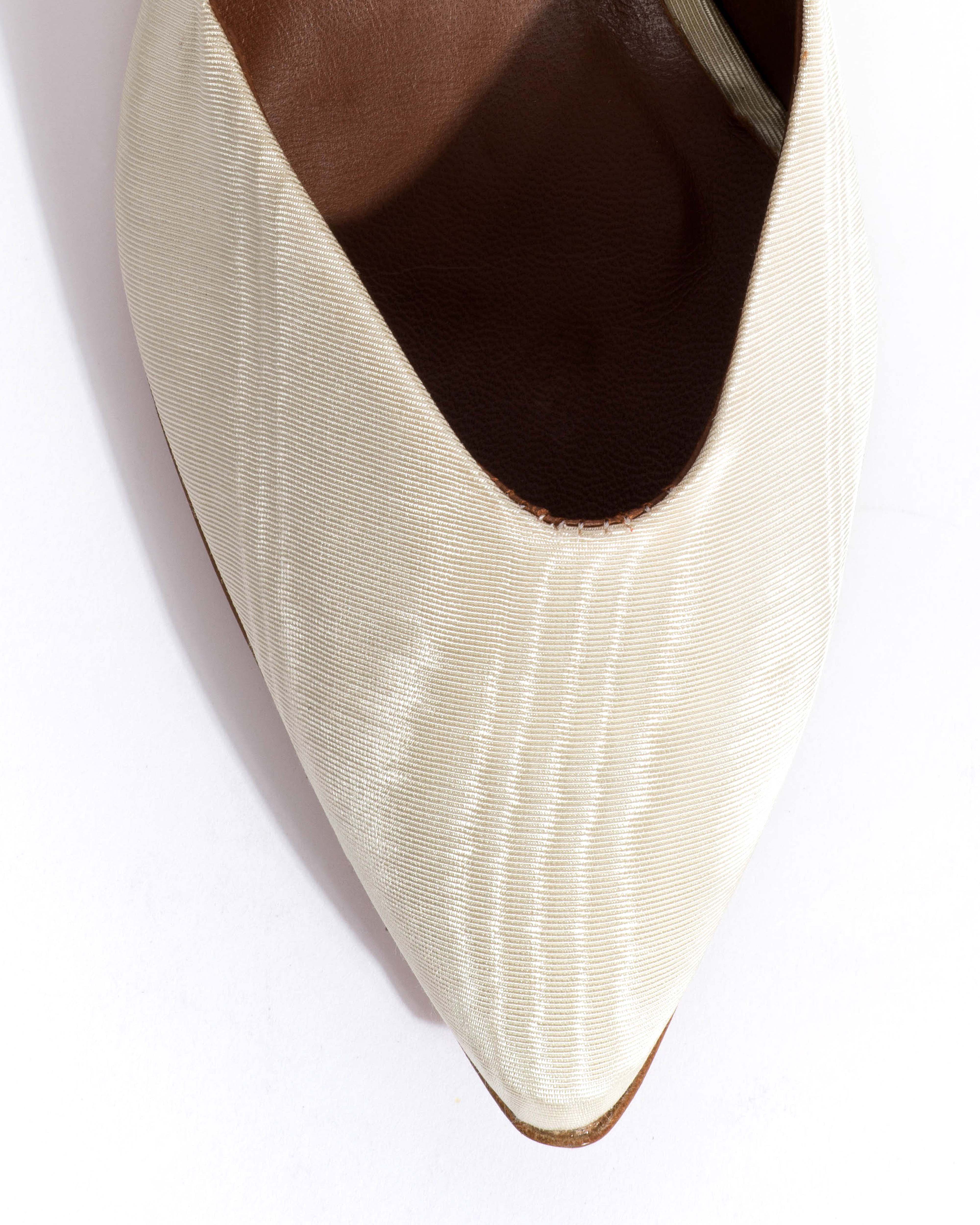 Trini 55 Glossy moire Ivory - Image 5