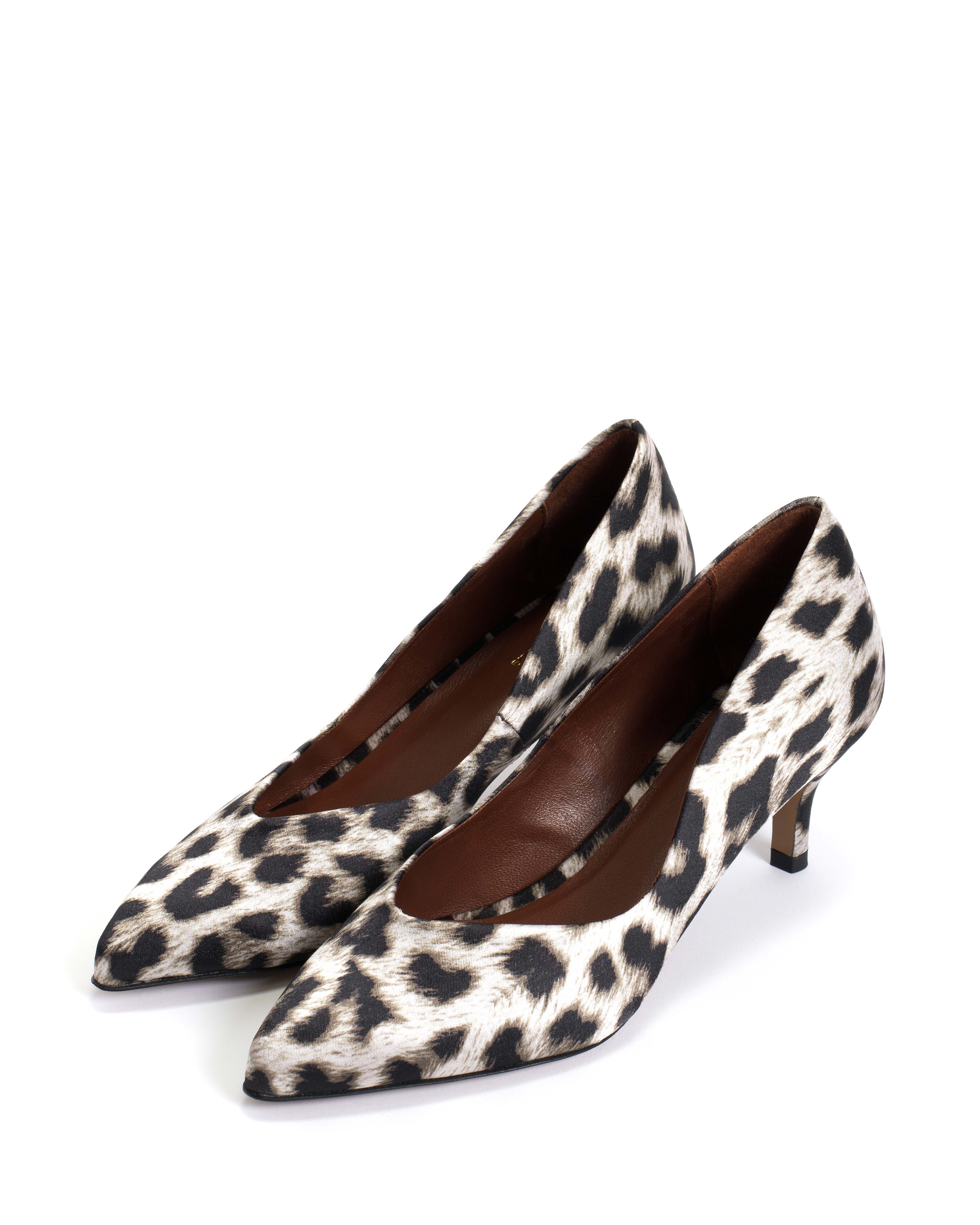 Trini 55 Satin print Snow leopard - Image 2
