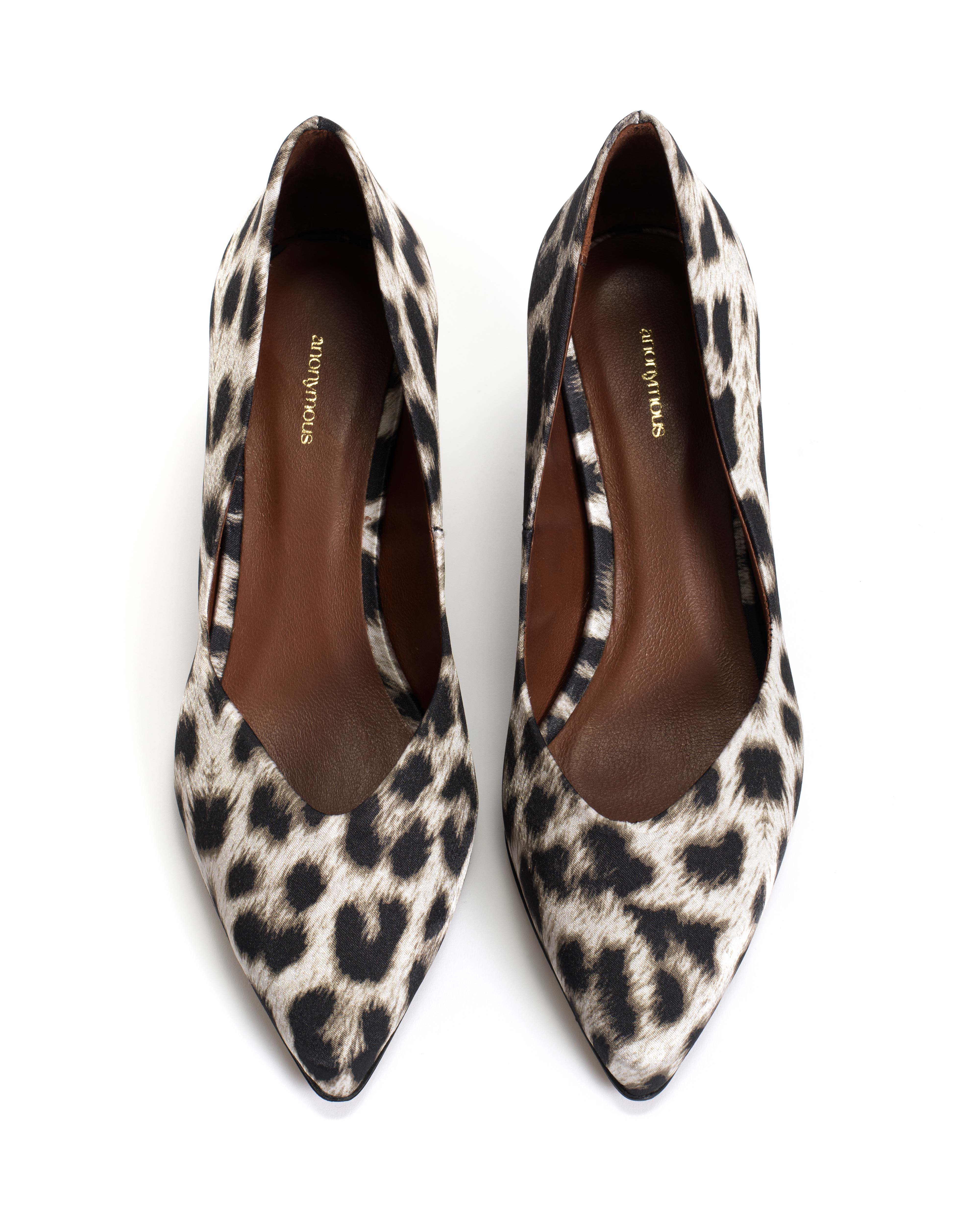 Trini 55 Satin print Snow leopard - Image 3