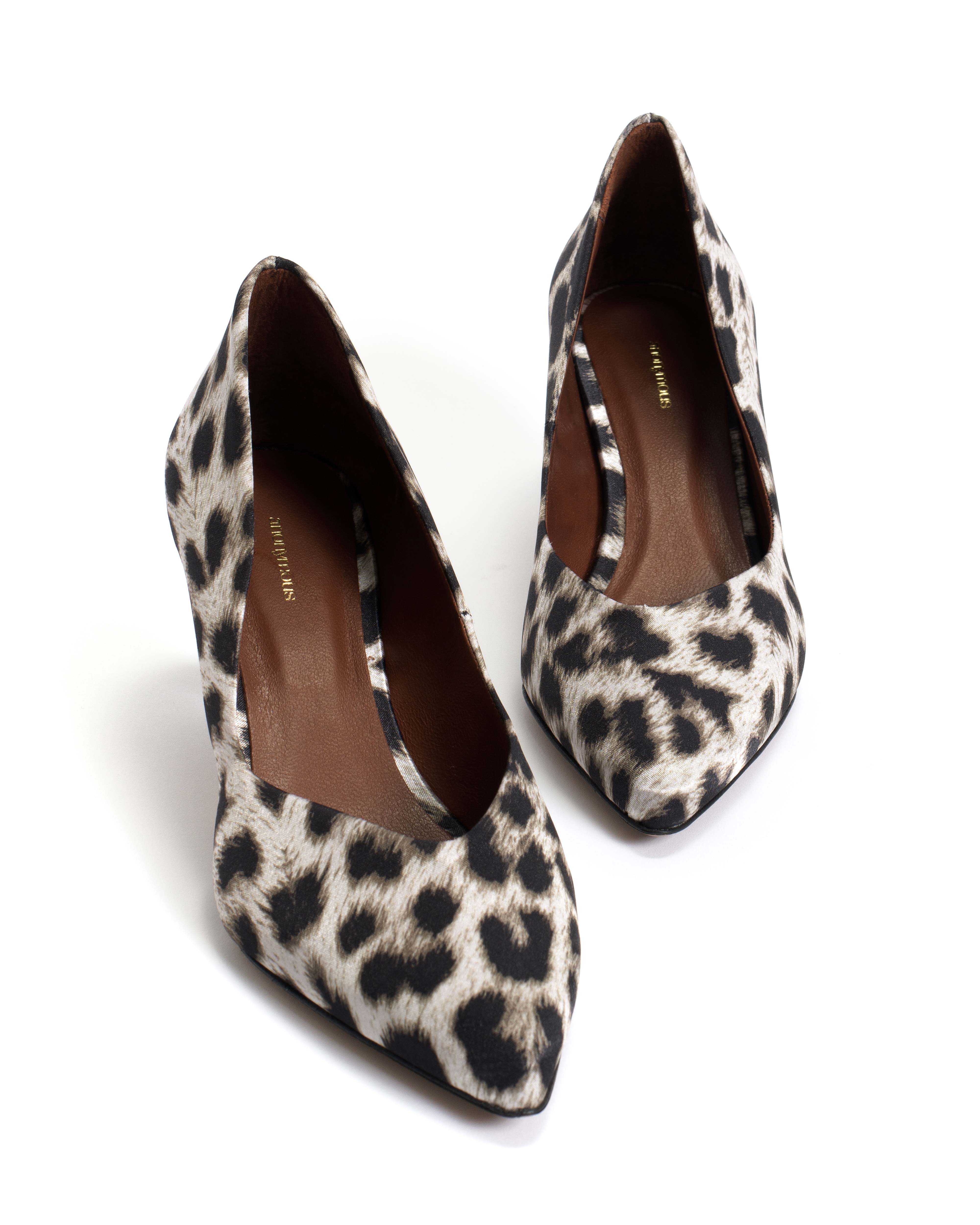 Trini 55 Satin print Snow leopard - Image 5