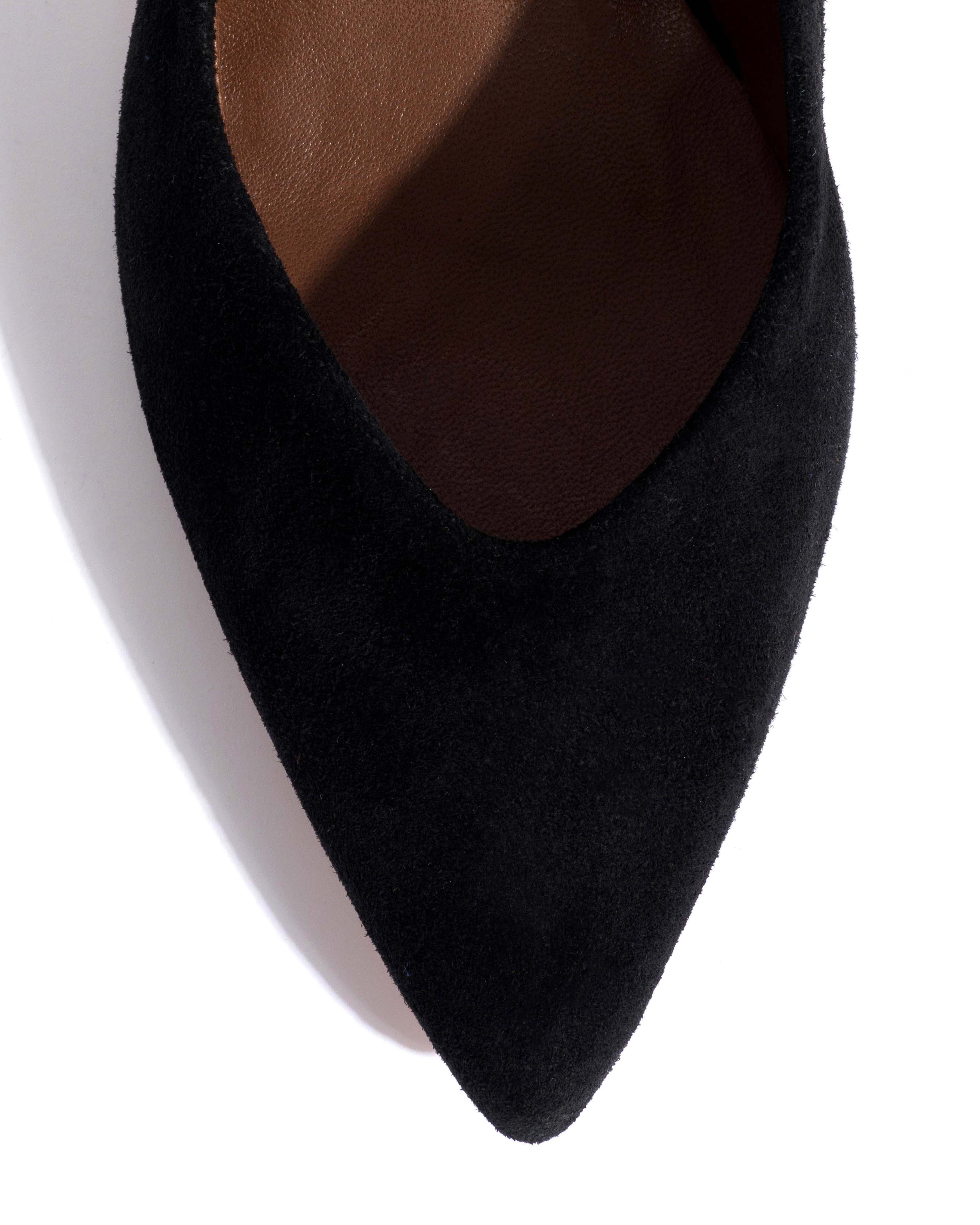 Trini 75 Calf suede Black - Image 5