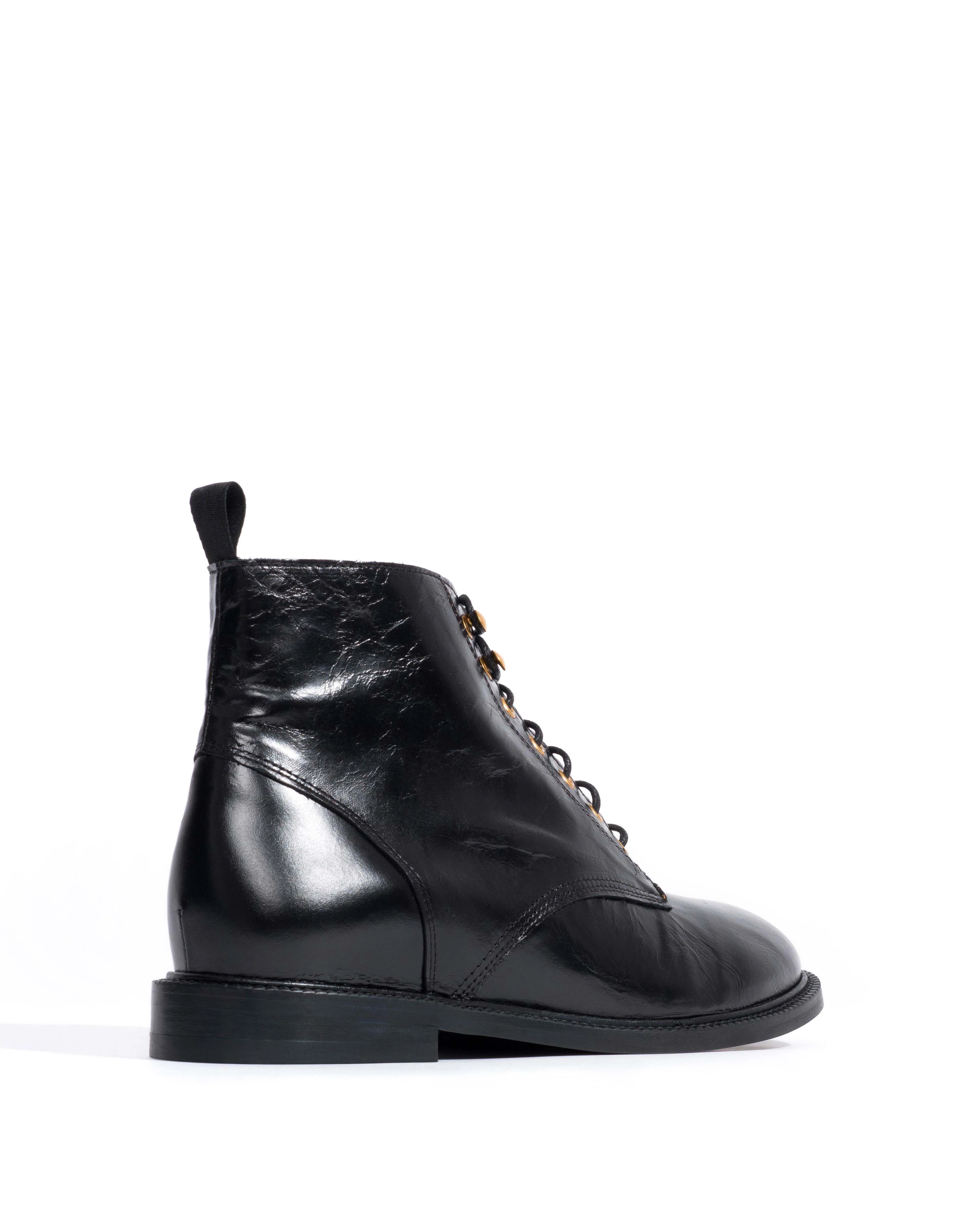 Valery Crinkled soft calf Black - Image 3