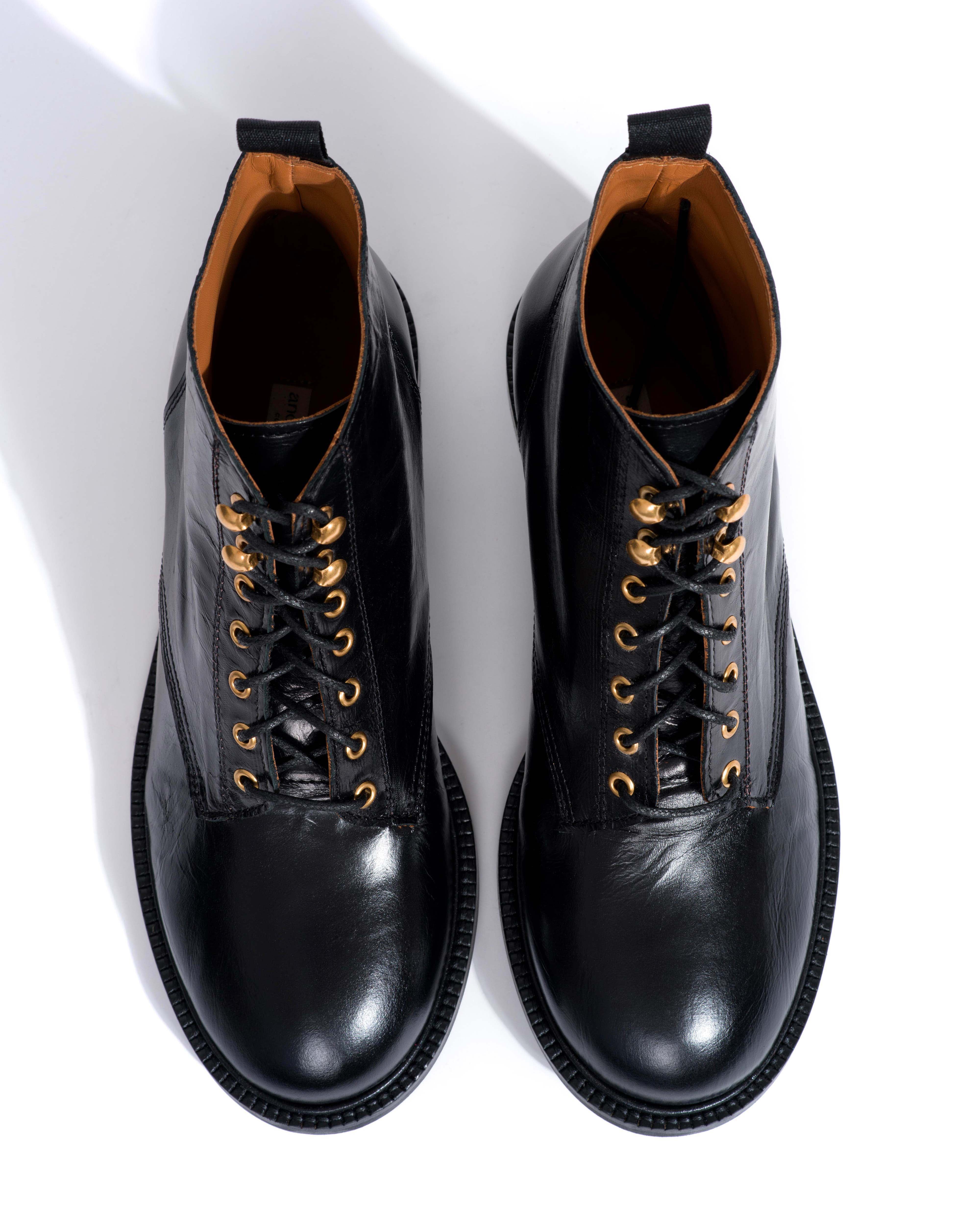 Valery Crinkled soft calf Black - Image 4