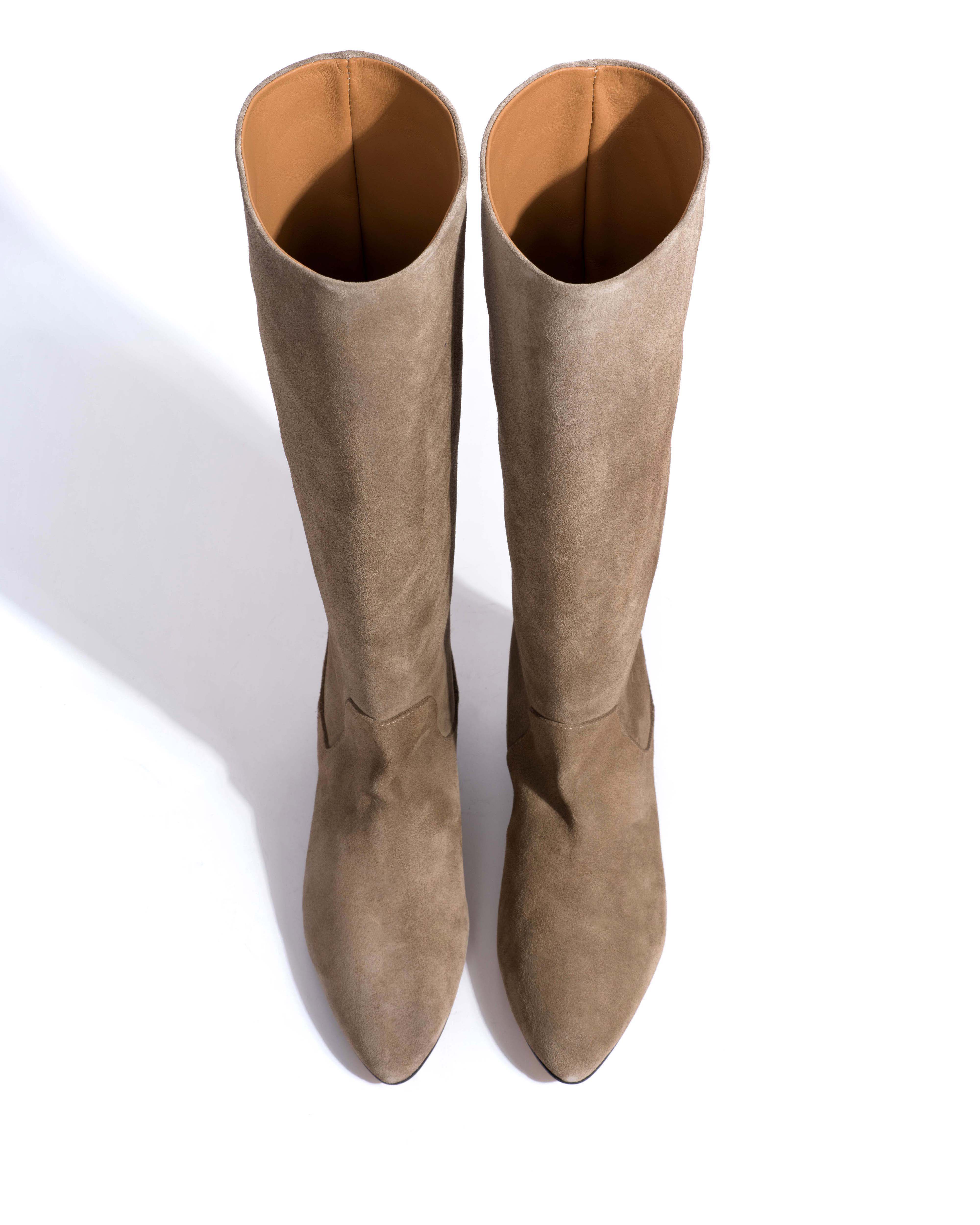 Valle 20 Calf suede Mushroom - Image 4