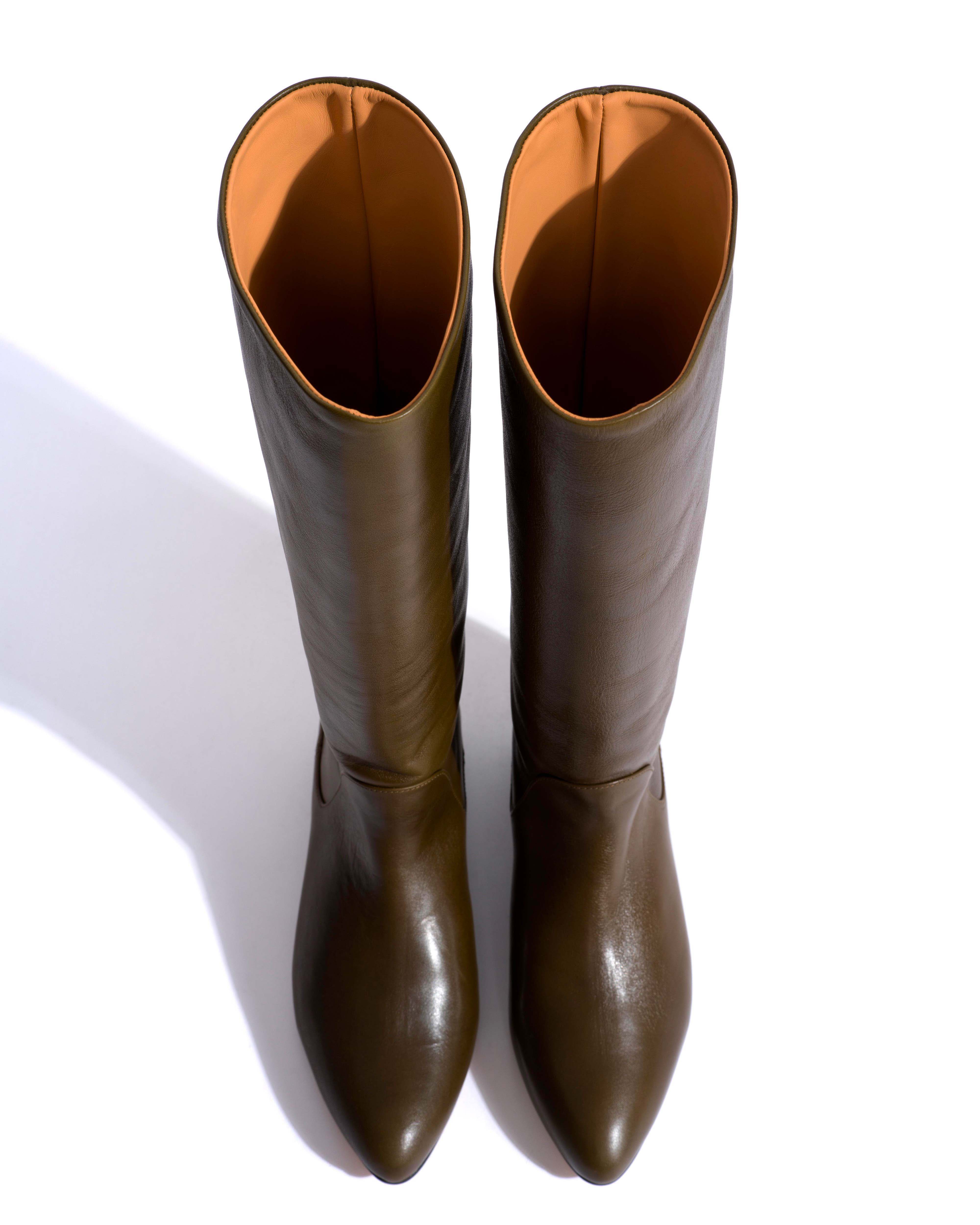 Valle 20 Vegetal soft calf Forrest green - Image 4