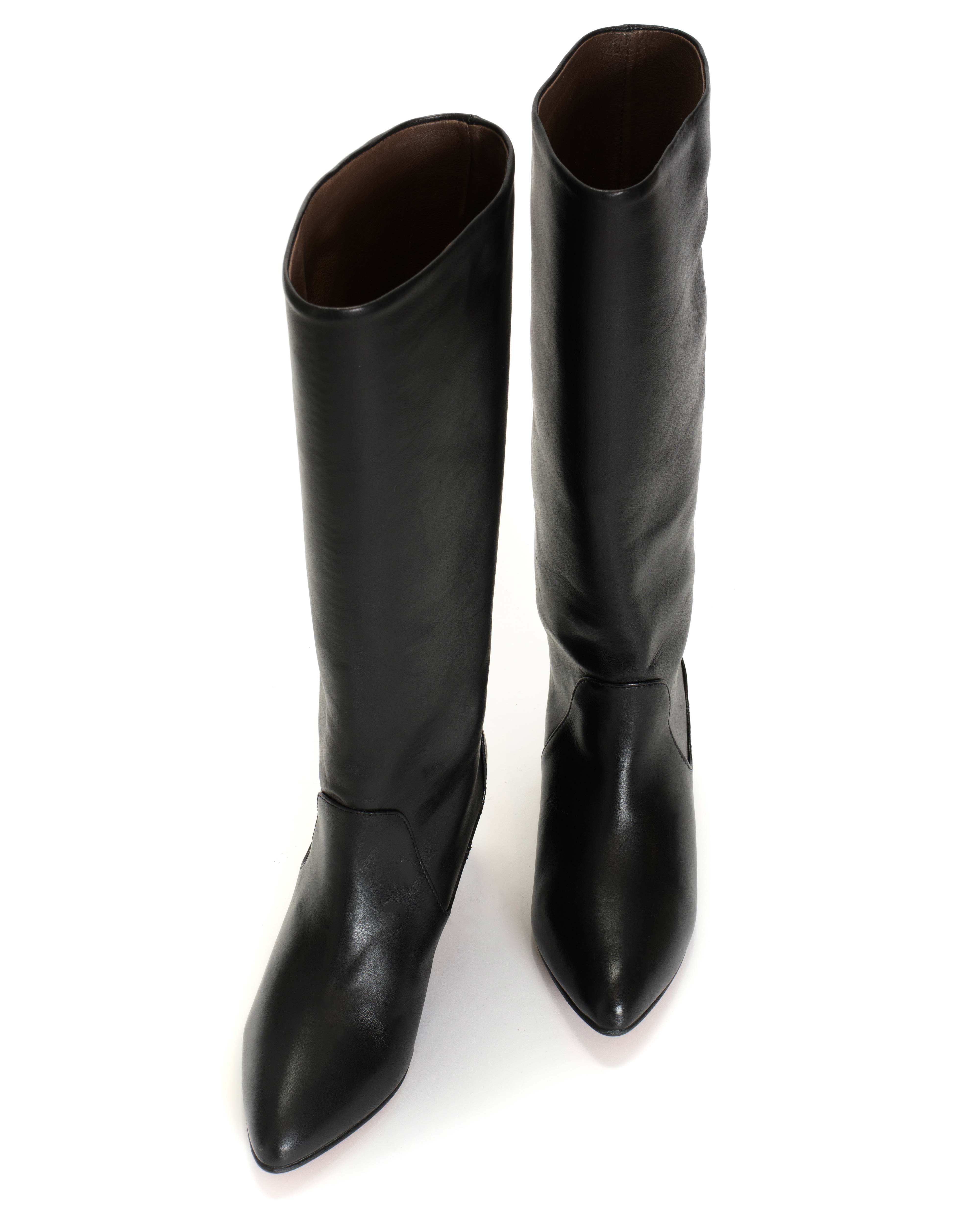 Valle 50 stiletto Soft calf Black - Image 4