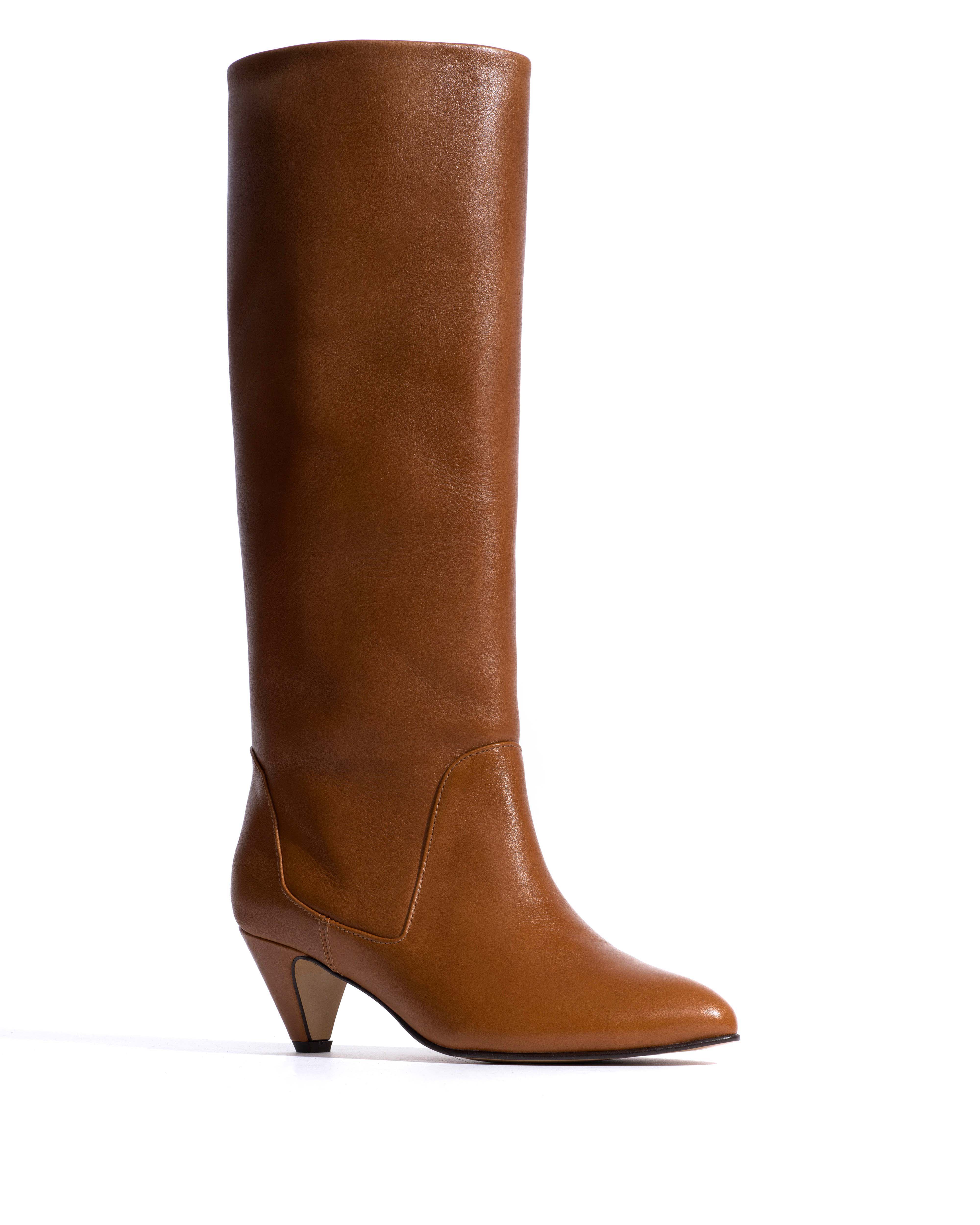 Valle 50 stiletto Vegetal soft calf Cinnamon - Image 2
