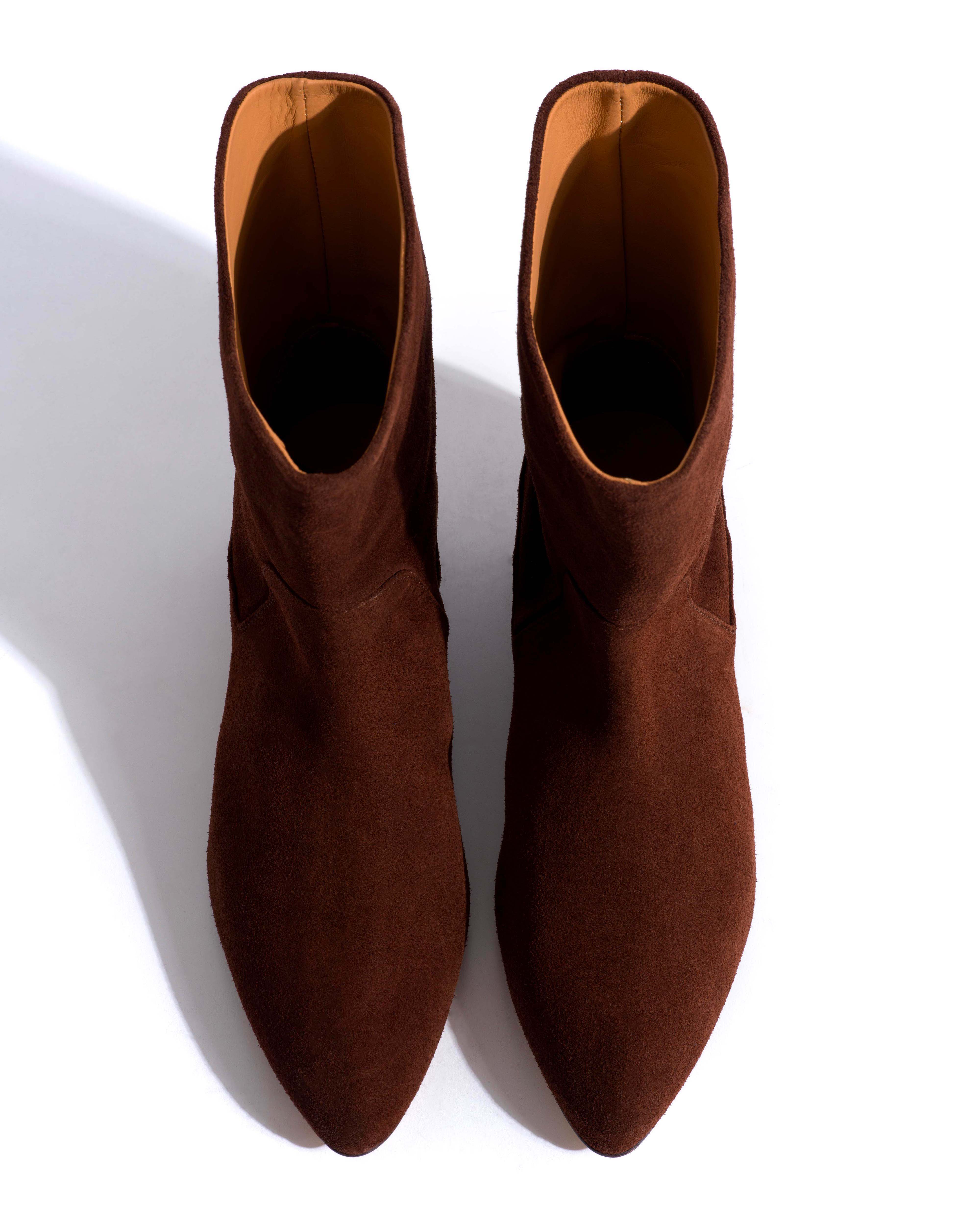 Vanni 20 Calf suede Chocolate - Image 4