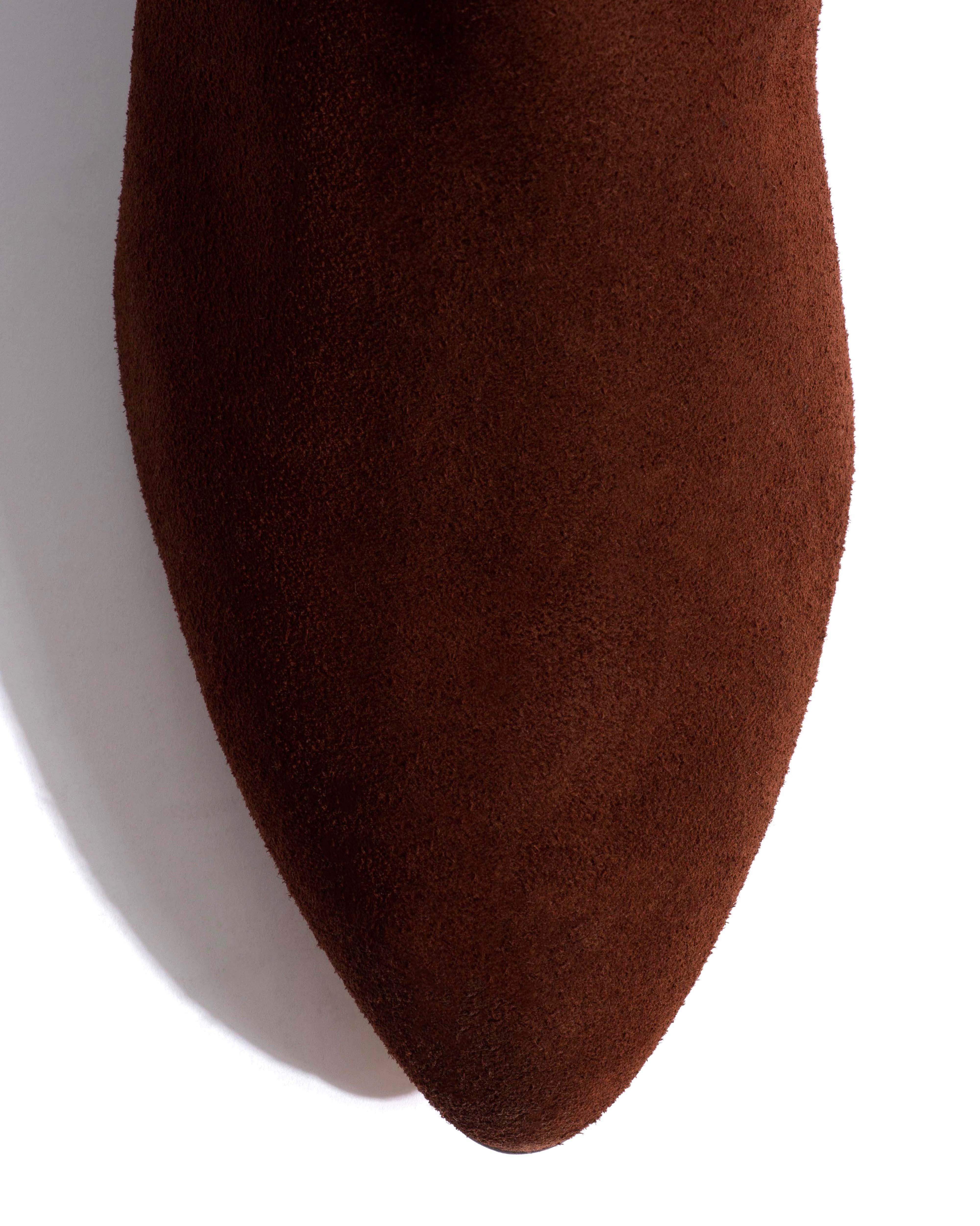 Vanni 20 Calf suede Chocolate - Image 5