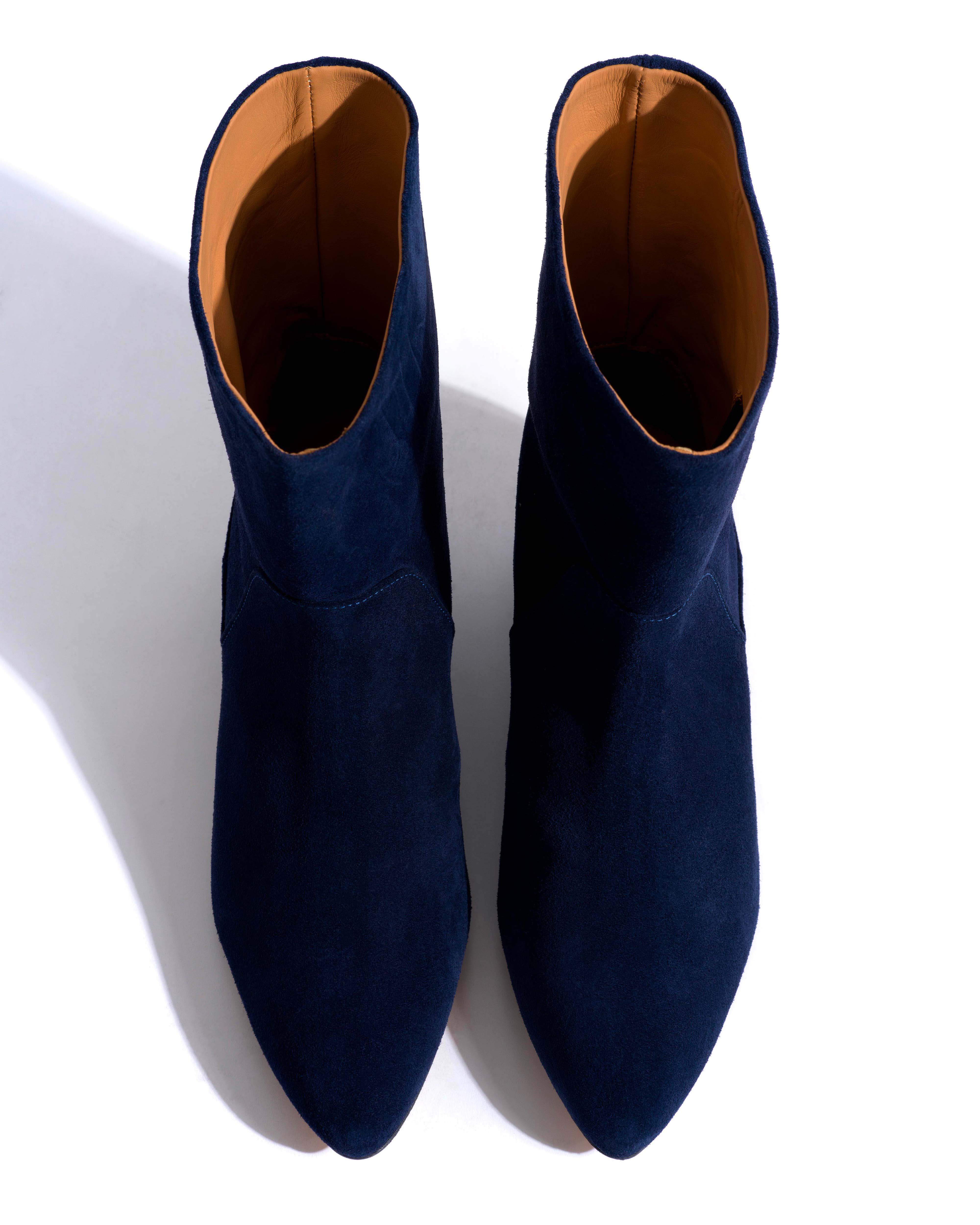 Vanni 20 Calf suede Ink blue - Image 4