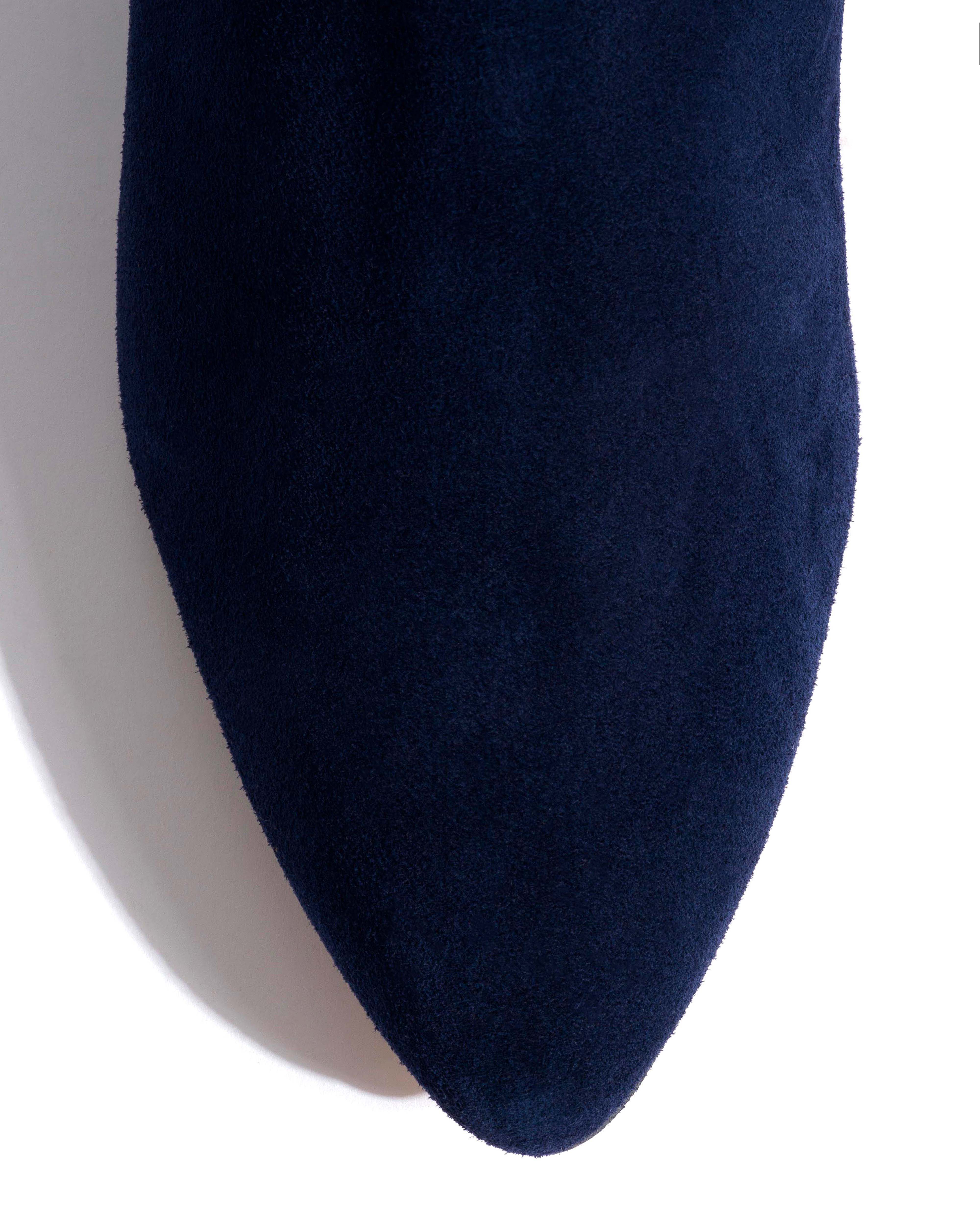 Vanni 20 Calf suede Ink blue - Image 5