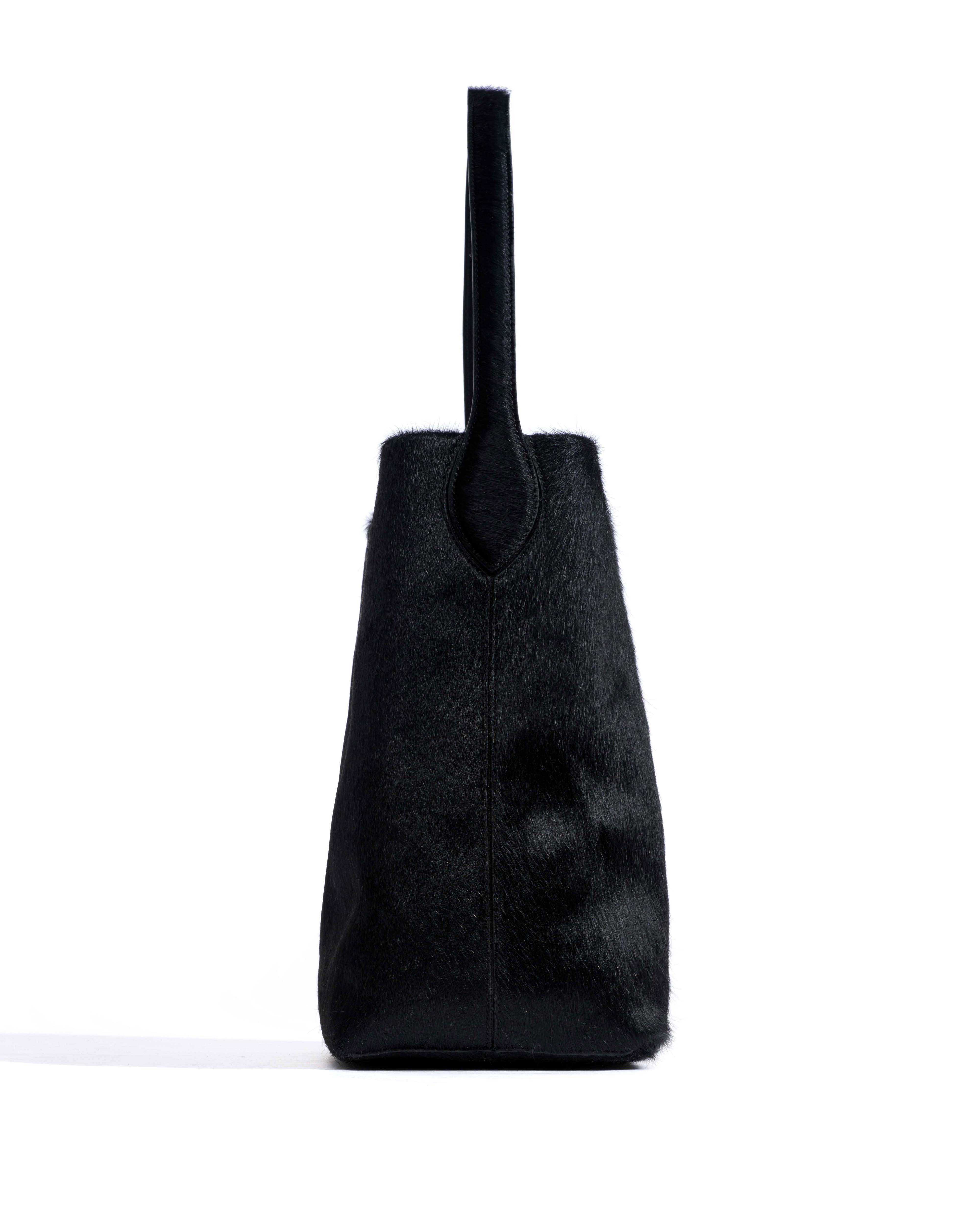 Versa everyday bag Calf hair Black - Image 3