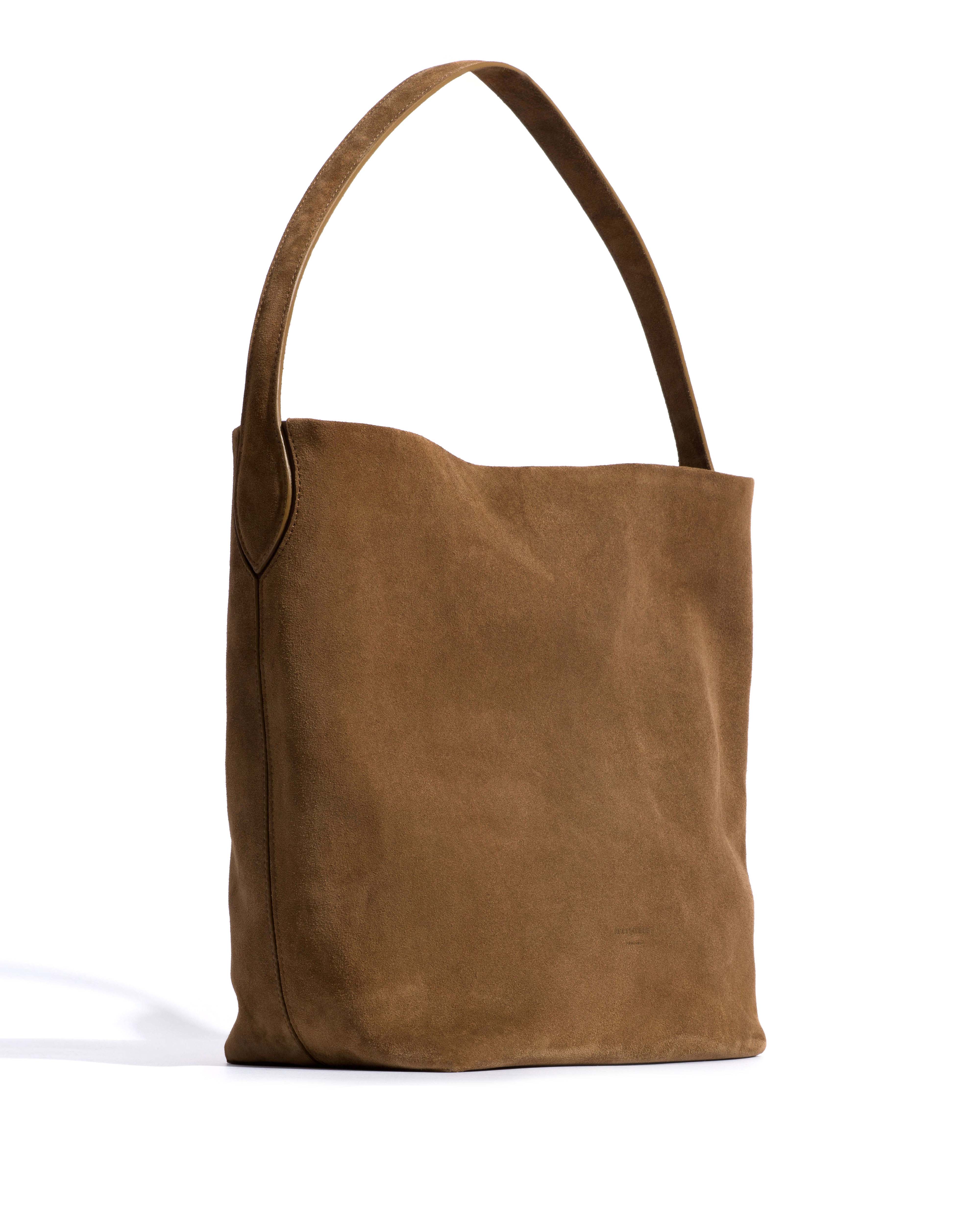 Versa everyday bag Calf suede Cinnamon - Image 2