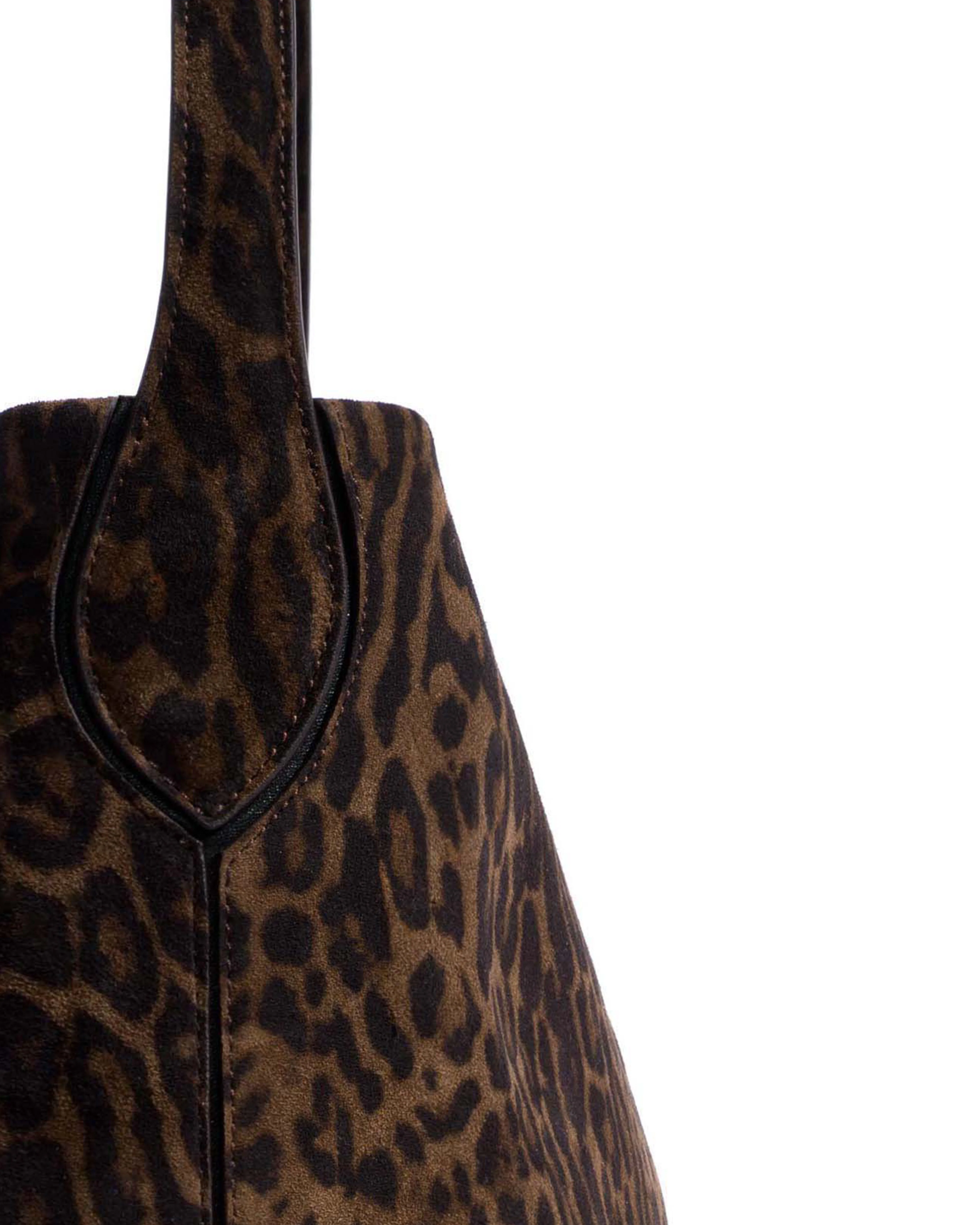 Versa everyday bag Calf suede print Jaguar - Image 6